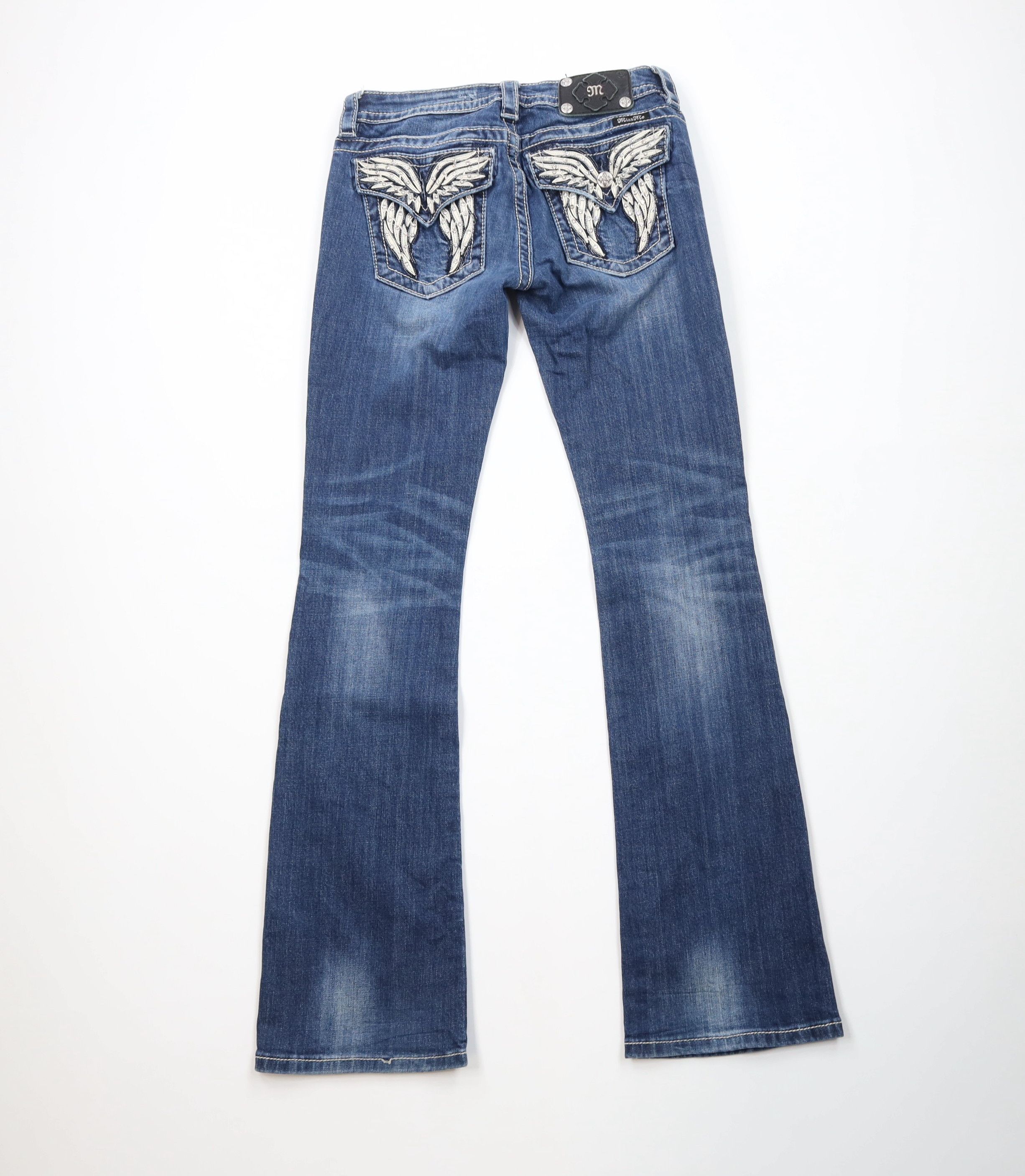 Miss Me Miss Me Stitch Stretch Signature Rise Bootcut Denim Jeans Size 28" / US 6 / IT 42 - 8 Thumbnail
