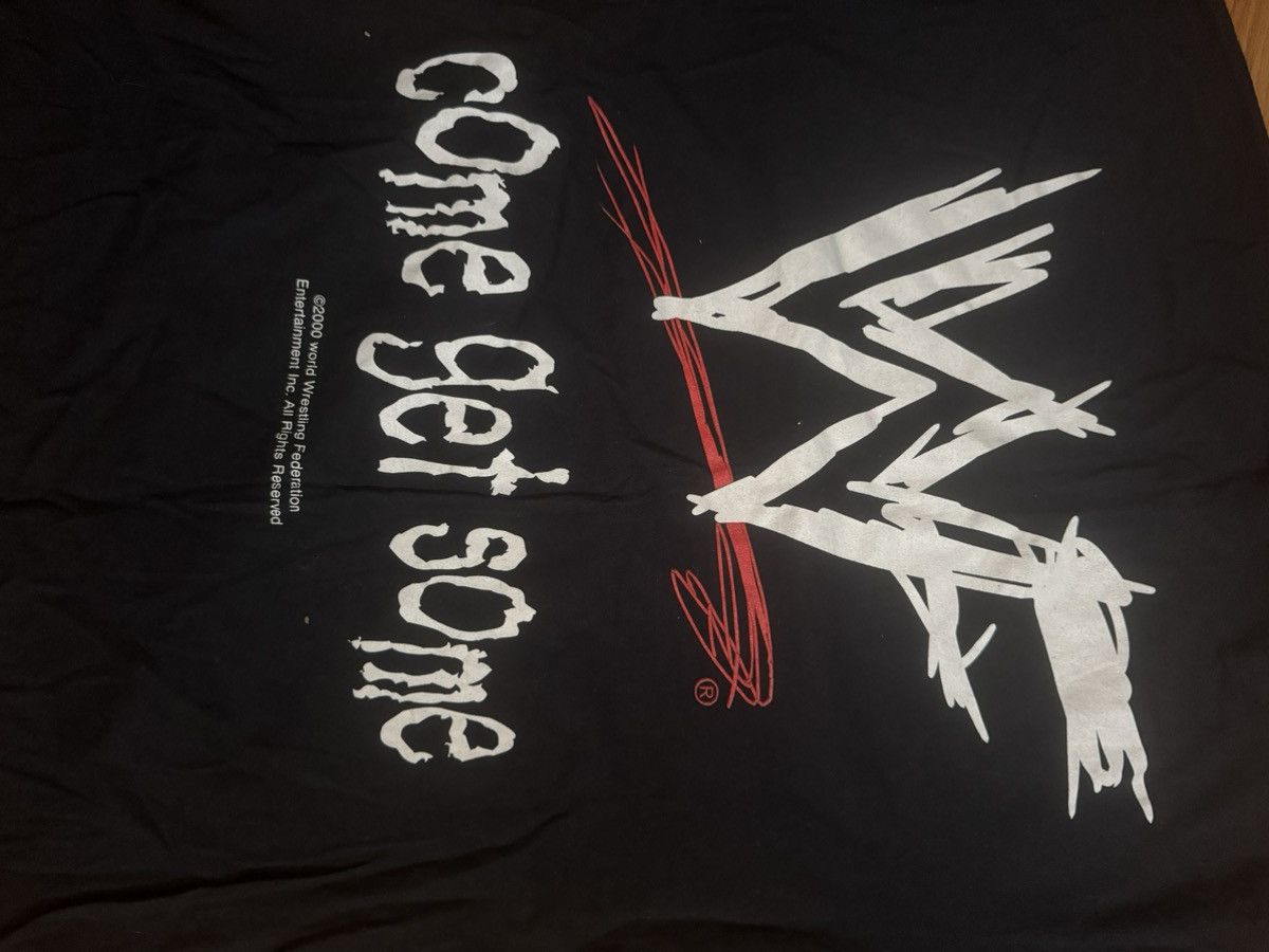 Vintage × WWF 2000 ‘Come Get Some’ The Rock T Shirt Size US L / EU 52-54 / 3 - 3 Thumbnail