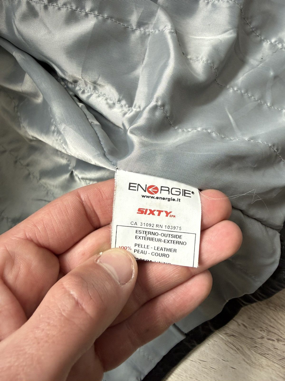 Energie Energie Distressed Leather Biker Jacket Y2K Moto Archive Size US L / EU 52-54 / 3 - 21 Thumbnail