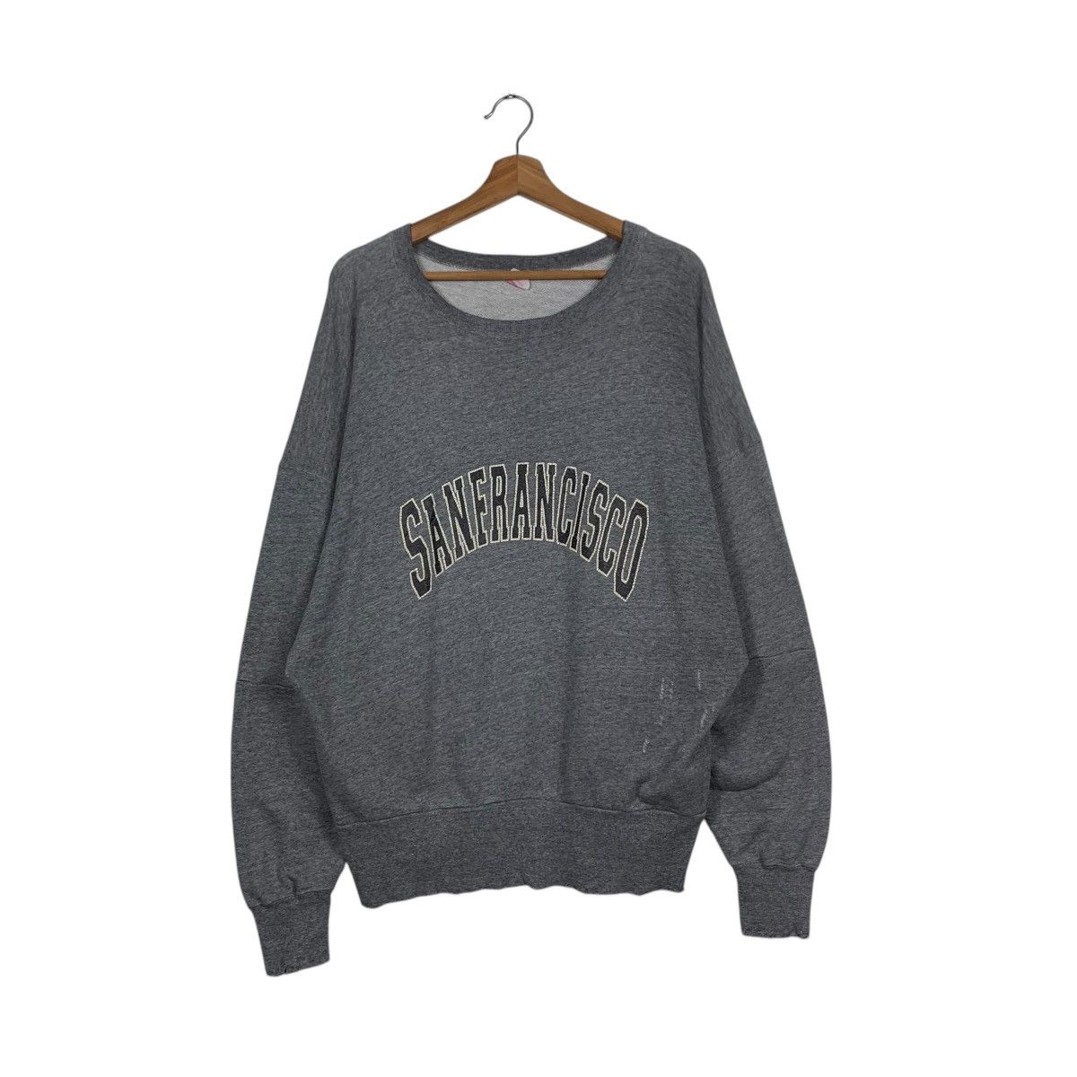 Japanese Brand Trashed NIKO AND San Francisco Big Logo Sweatshirt #1777-C79 Size US L / EU 52-54 / 3 - 1 Thumbnail