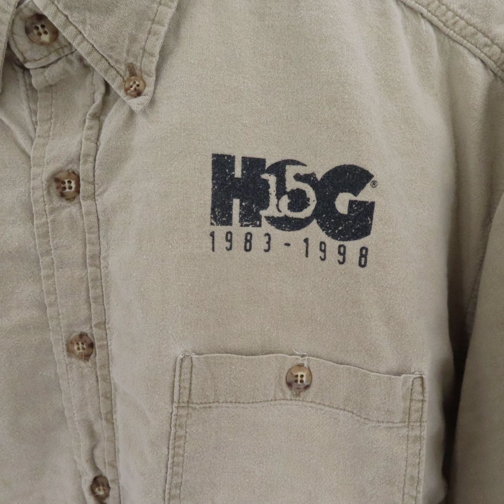 Vintage Coosa County Men 2X HOG 15 Daytona Bike Week 1998 Short Sleeve Button Shirt Top Size US XXL / EU 58 / 5 - 3 Thumbnail