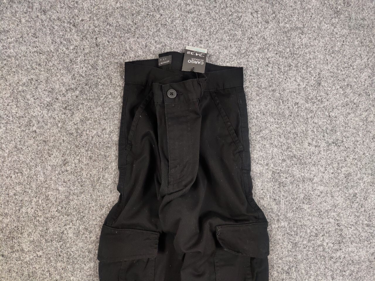 Japanese Brand Vintage Japanese Style black cargo workwear Pants Y2K Size US 34 / EU 50 - 6 Thumbnail