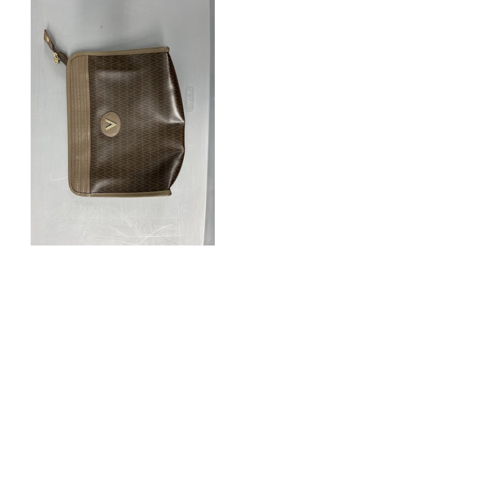 Valentino Valentino Tote Bag Women 2 Pc Brown Leather Emblem Gold Hardware Tassel Made in Italy - Large Size ONE SIZE - 12 Thumbnail