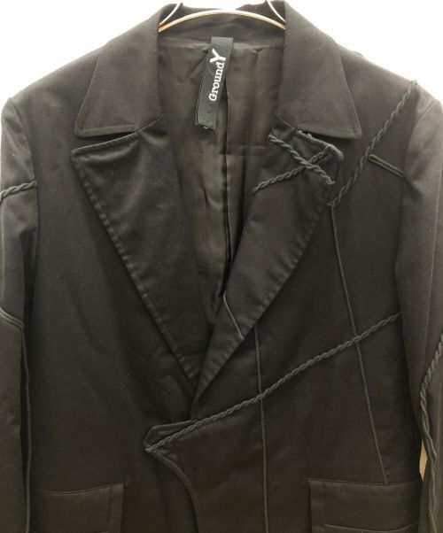 Yohji Yamamoto Yohji Yamamoto pour homme GROUND Y Rope design coat Size US L / EU 52-54 / 3 - 4 Thumbnail