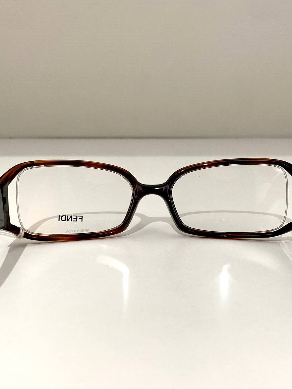 Fendi Fendi Logo Square Retro Bayonetta Vintage Eyeglasses Y2K Size ONE SIZE - 8 Thumbnail