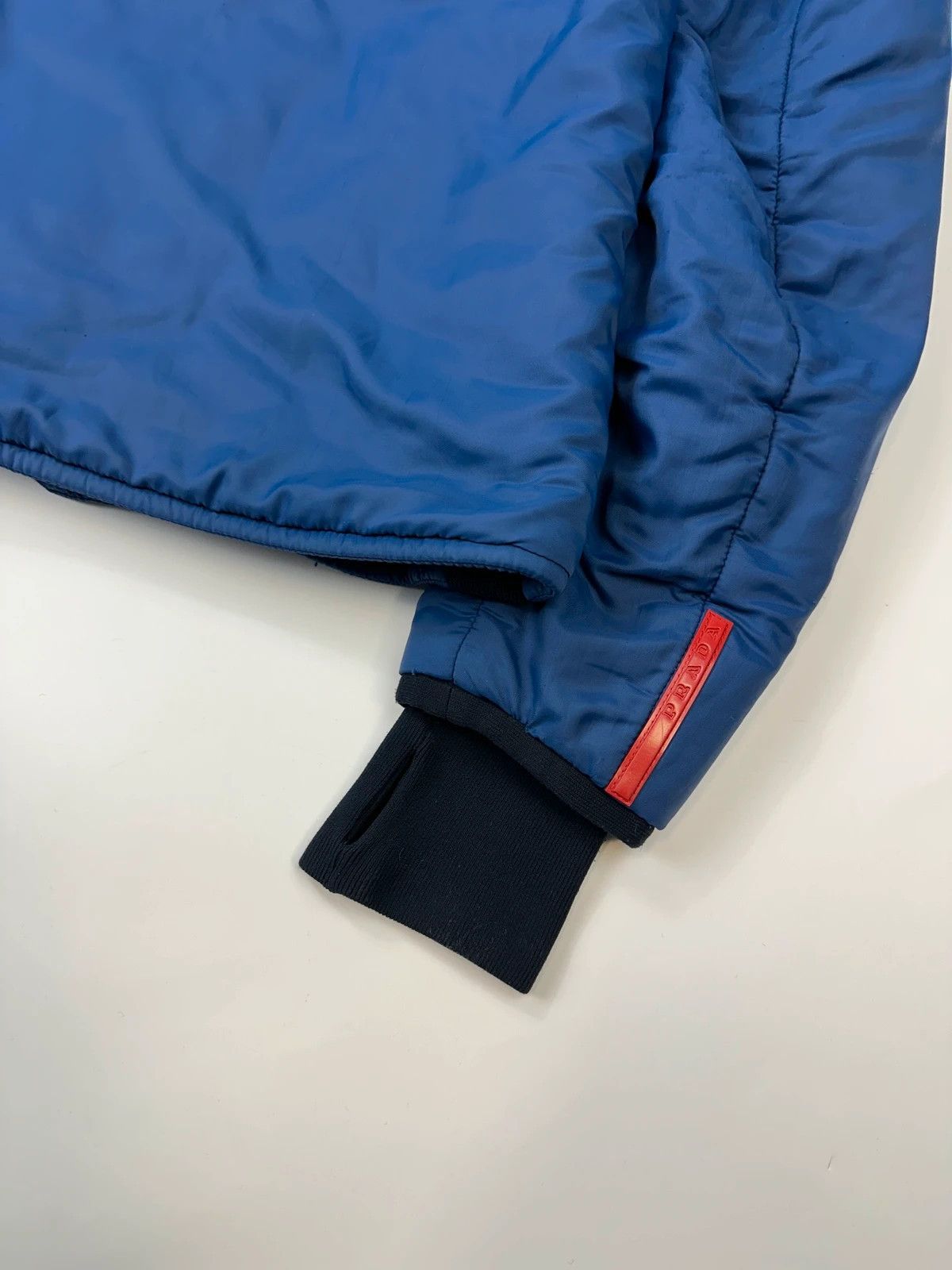 Prada Prada Sport Early Sample Electric Blue Padded Nylon Jacket Size US M / EU 48-50 / 2 - 8 Thumbnail