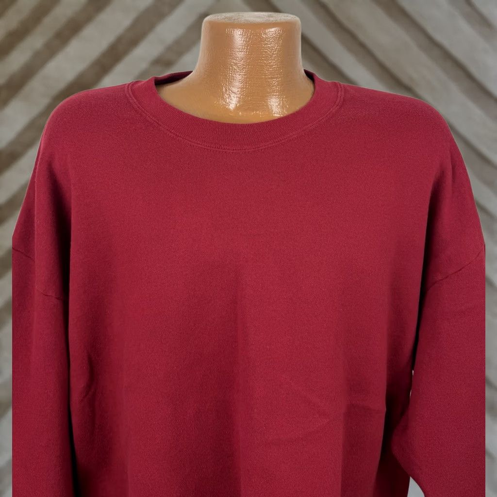 Jerzees VINTAGE Jerzees Sweatshirt Mens 2XL Red Crewneck 90s Y2K Shortened to Maximize Search Visibility Size US XXL / EU 58 / 5 - 1 Thumbnail