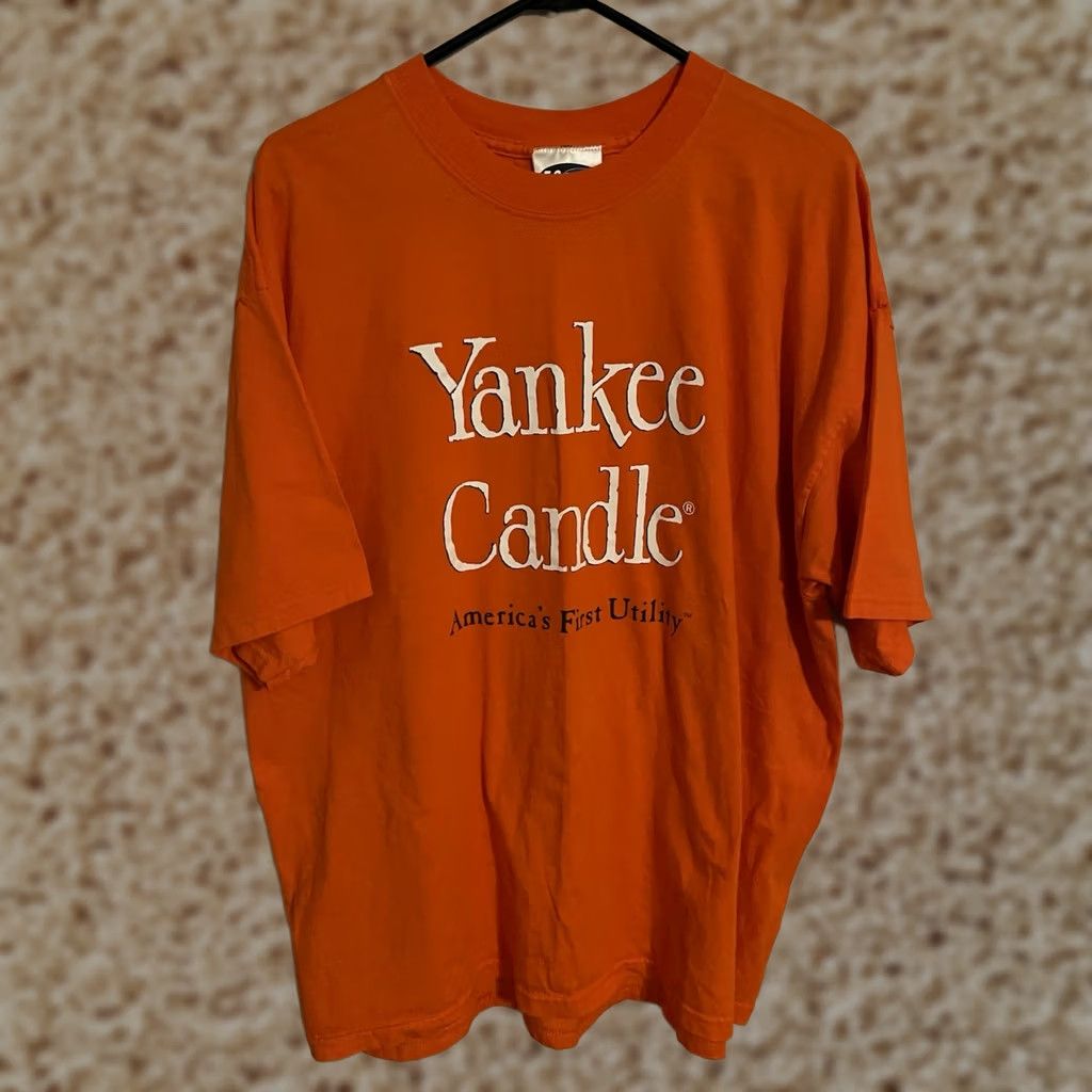 Vintage Vintage Yankee Candle Tee T-Shirt Adult 2XL XXL Orange Scenter of the Universe Size US XXL / EU 58 / 5 - 1 Thumbnail