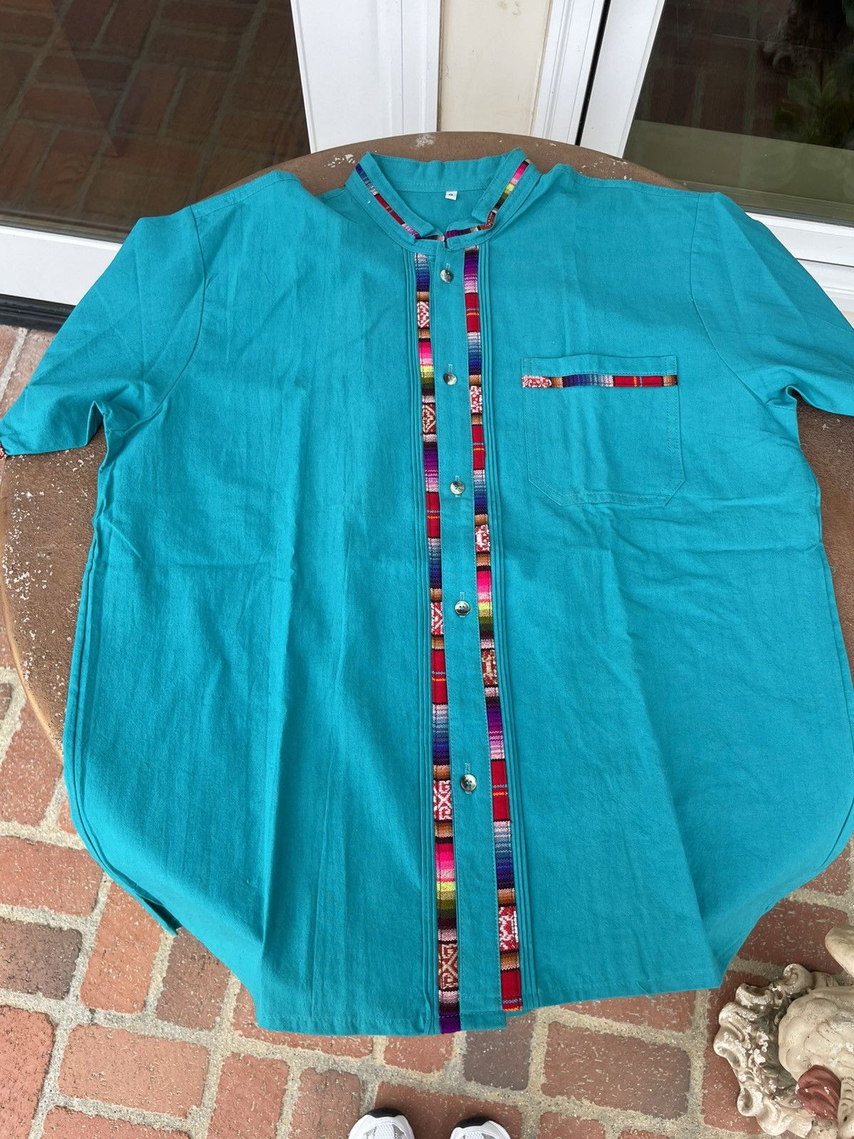 Tommy Bahama × Zara NEW mens tradition Latino teal button down shirt size large Size US L / EU 52-54 / 3 - 2 Thumbnail