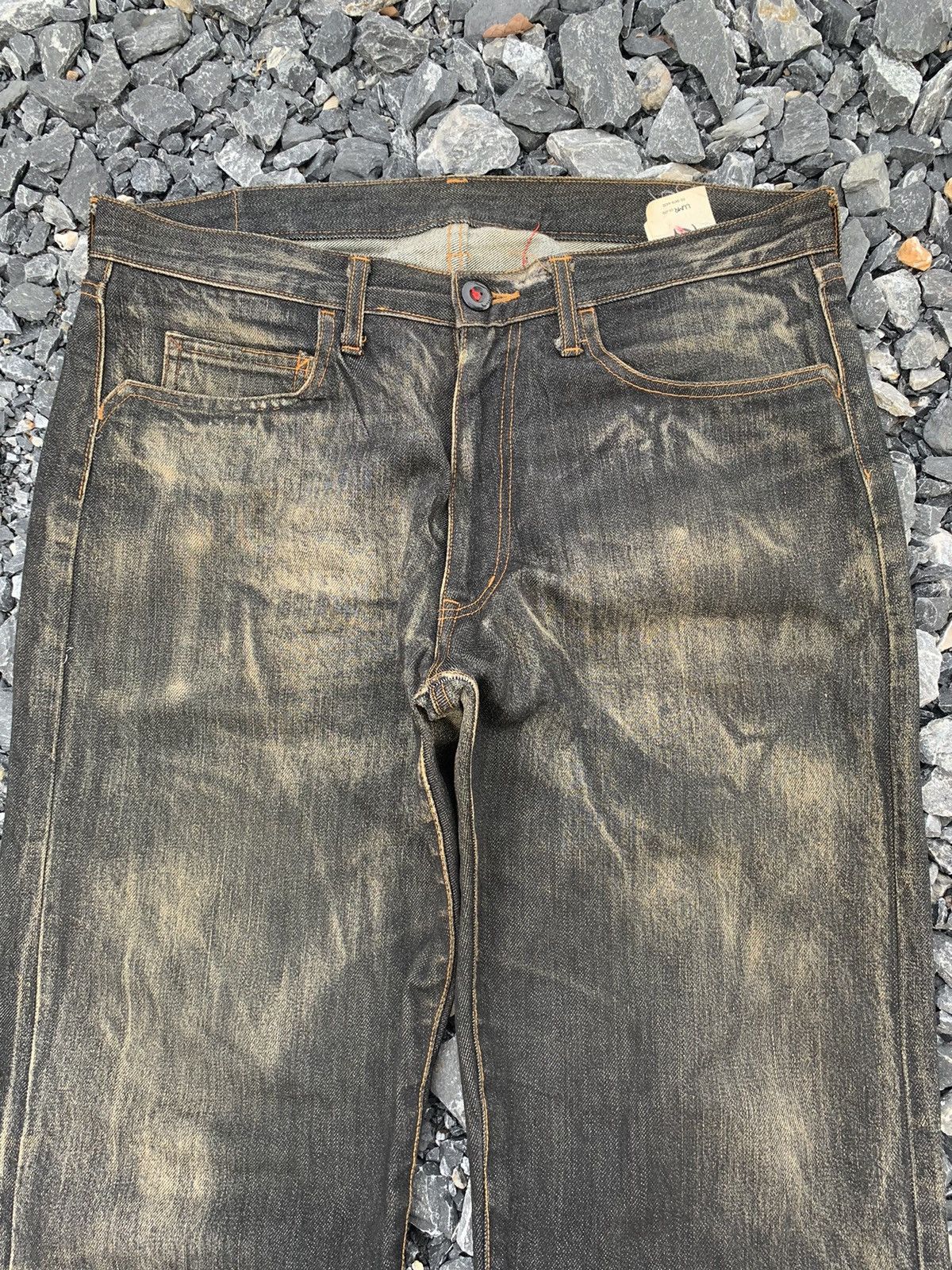 Other JAPANESE BRAND LUMR SELVEDGE RUSTY&FADED DISTRESSED DENIM Size US 35 - 6 Thumbnail