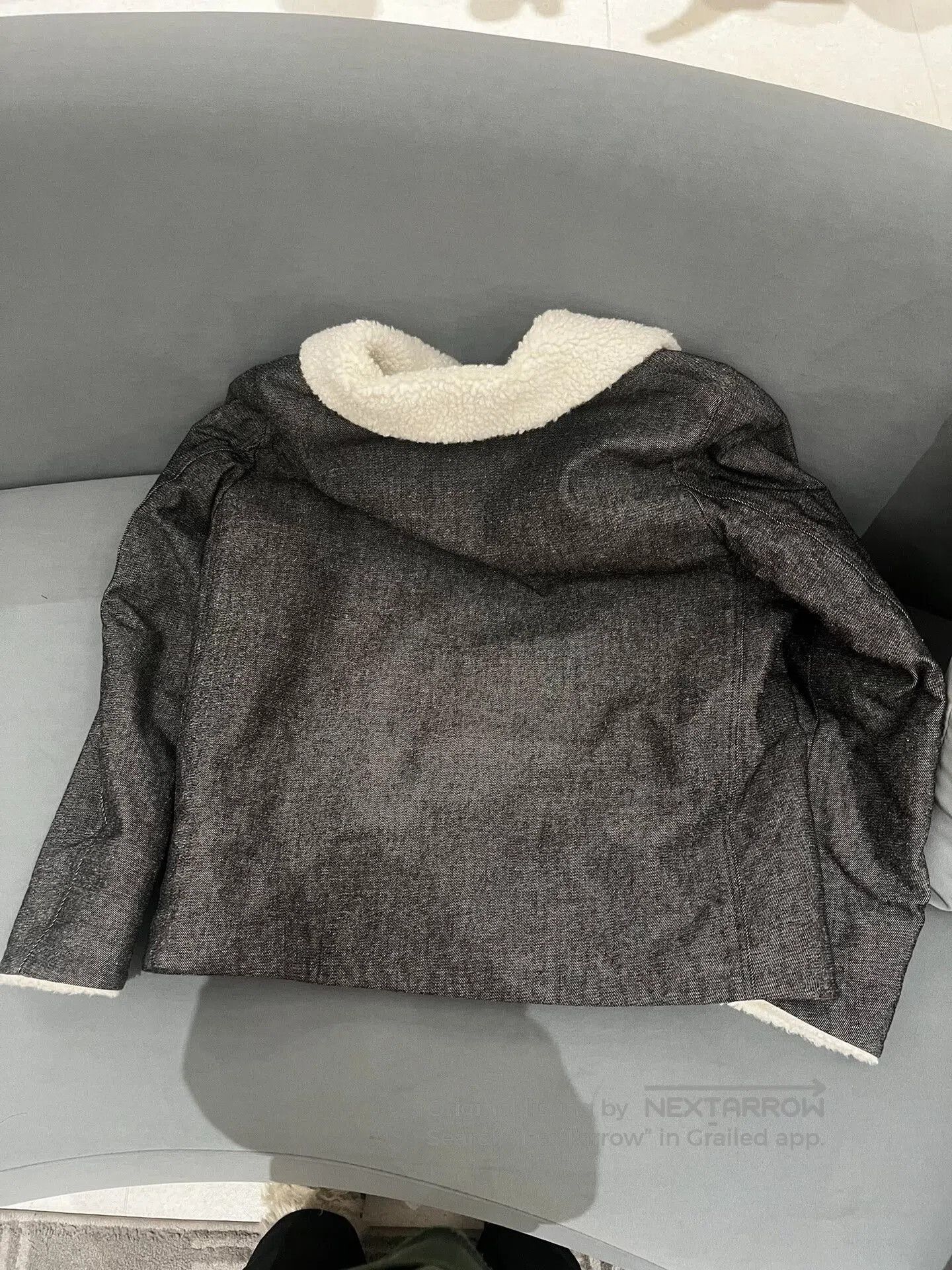 Dior gray dior jacket with shearling collar. Size S / US 4 / IT 40 - 5 Thumbnail