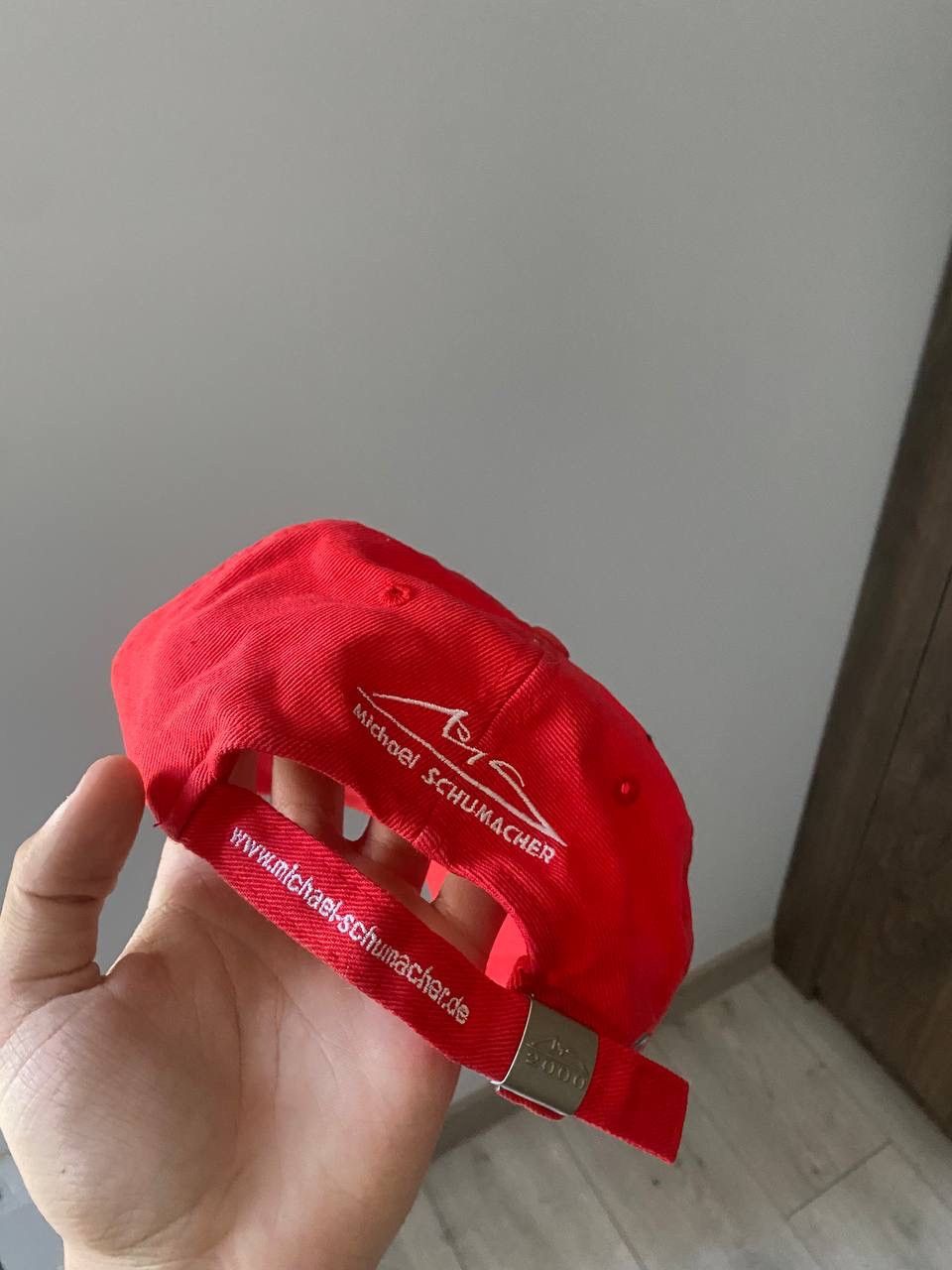 Ferrari × Vintage Vintage Ferrari Michael Schumacher Red Cap Y2K Os Size ONE SIZE - 5 Thumbnail