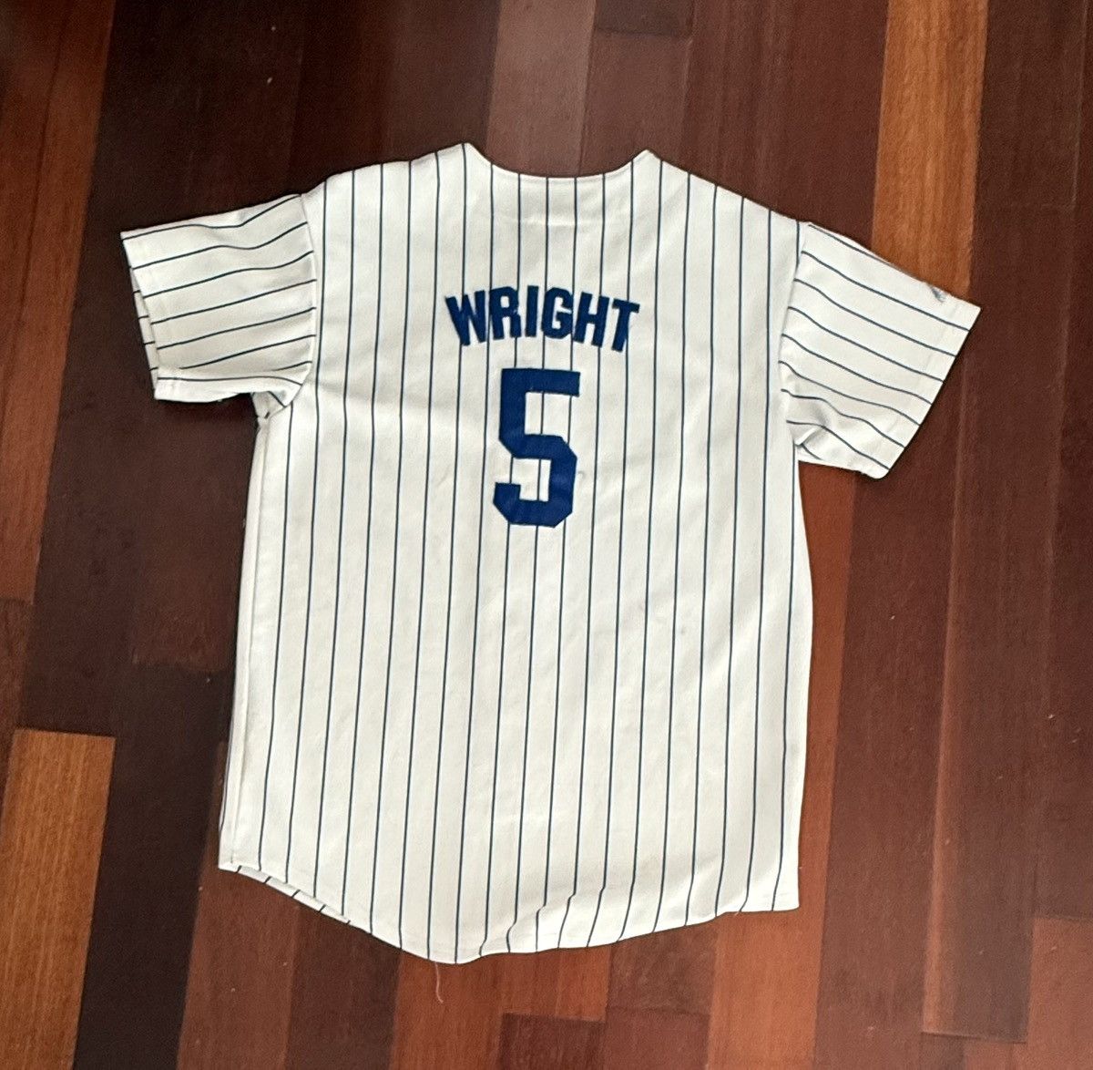 Majestic David Wright New York Mets Vintage Stitched Jersey Size US L / EU 52-54 / 3 - 4 Thumbnail