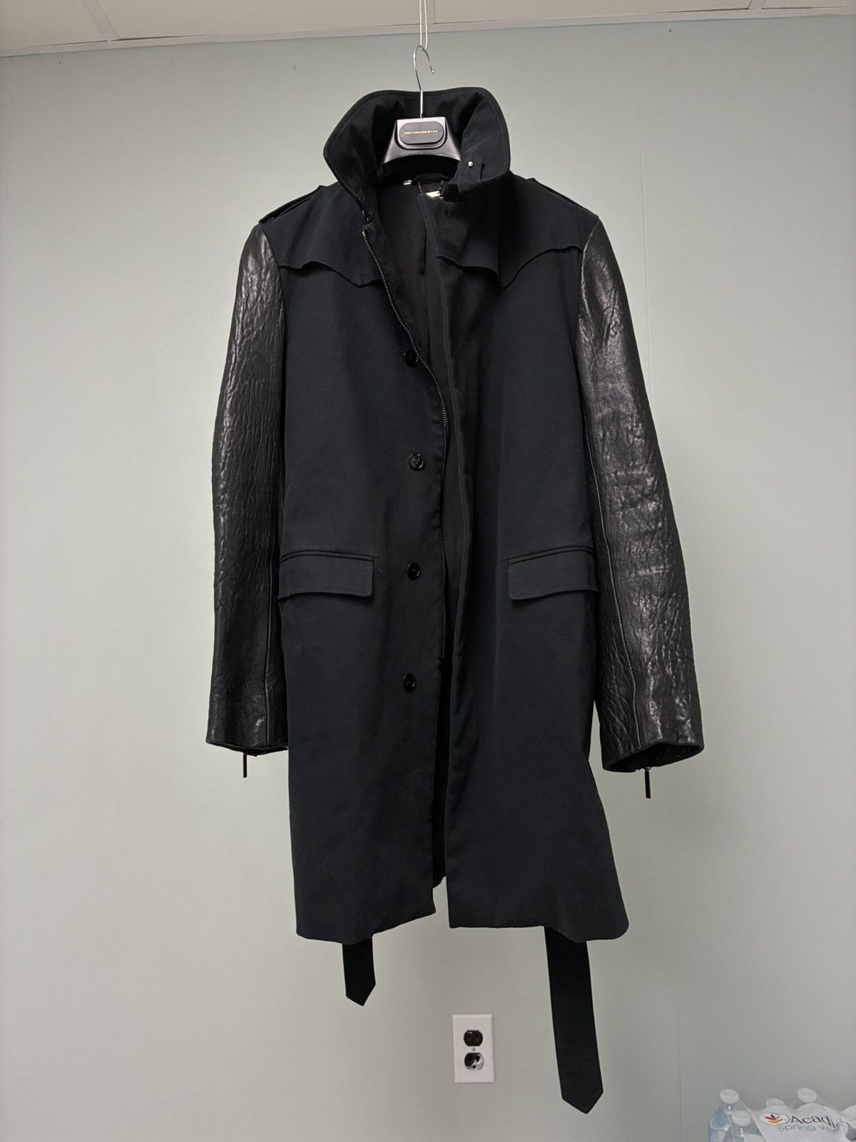 Costume National Leather sleeve coat Small Medium Size US S / EU 44-46 / 1 - 2 Thumbnail