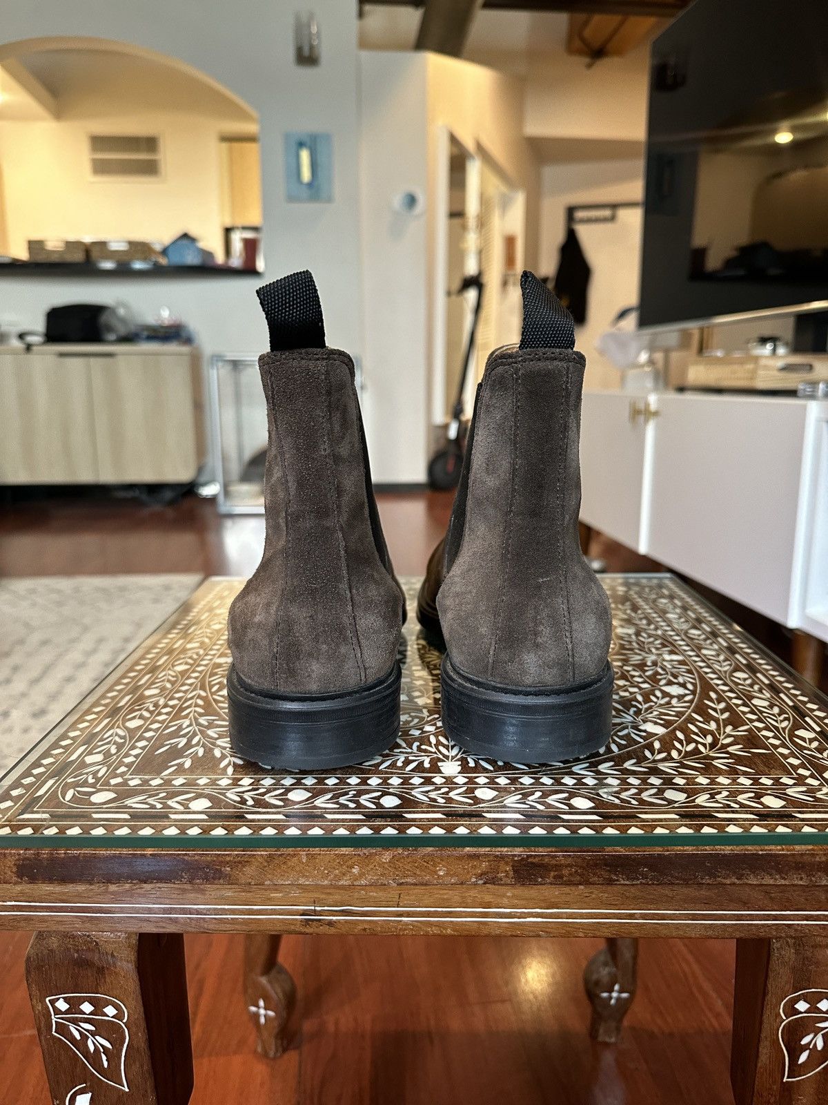 Officine Creative Brown Suede Chelsea Boots Size US 8 / EU 41 - 6 Thumbnail