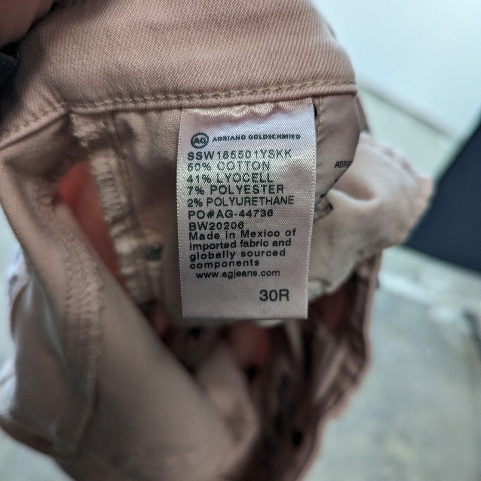 AG Adriano Goldschmied AG The Abbey Mid Rise Skinny Jeans - 30 R Size 30" / US 8 / IT 44 - 7 Thumbnail