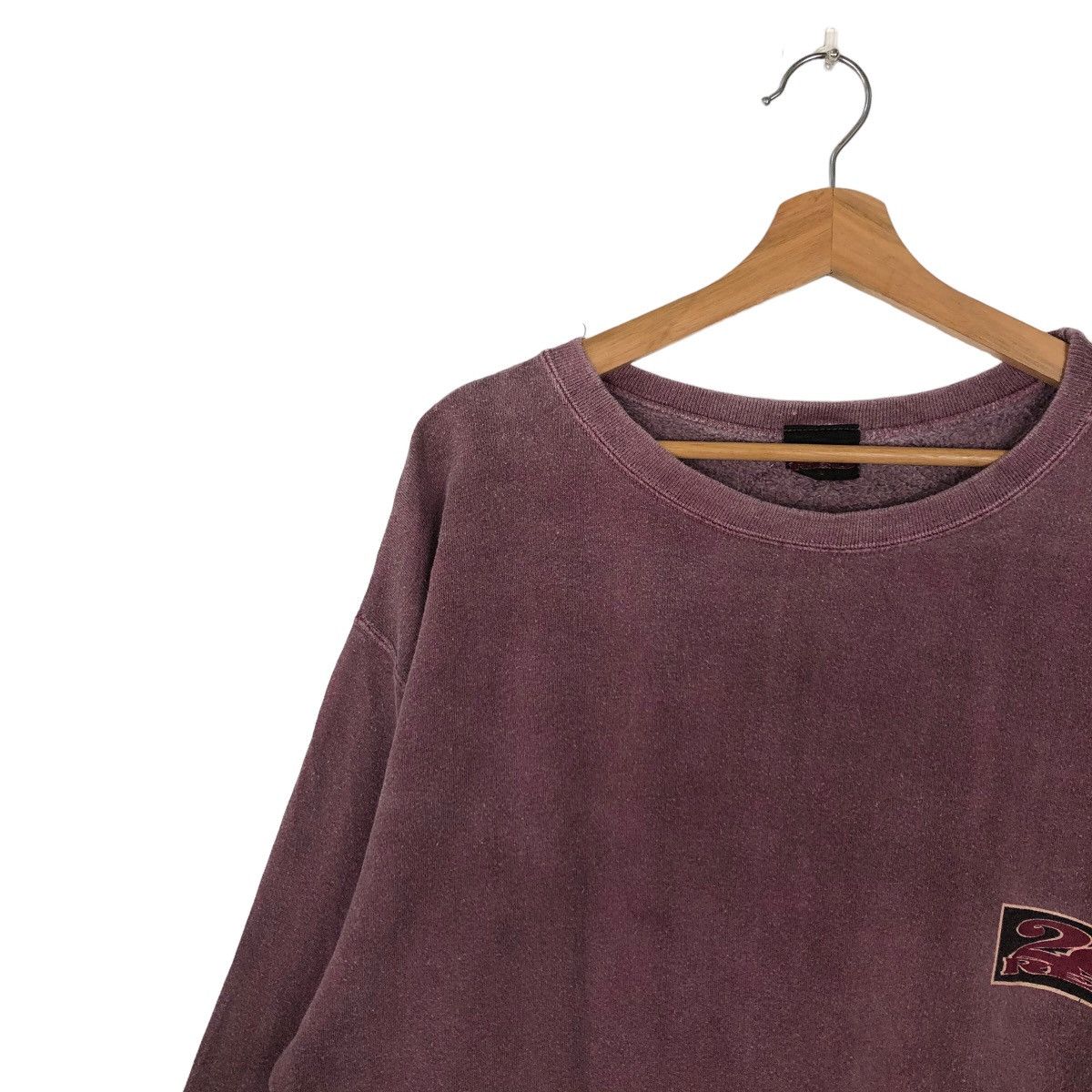 Vintage 🔥VINTAGE TUFF LUCK 26RED SKATE SWEATSHIRT RAPP BIG LOGO USA Size US L / EU 52-54 / 3 - 7 Thumbnail