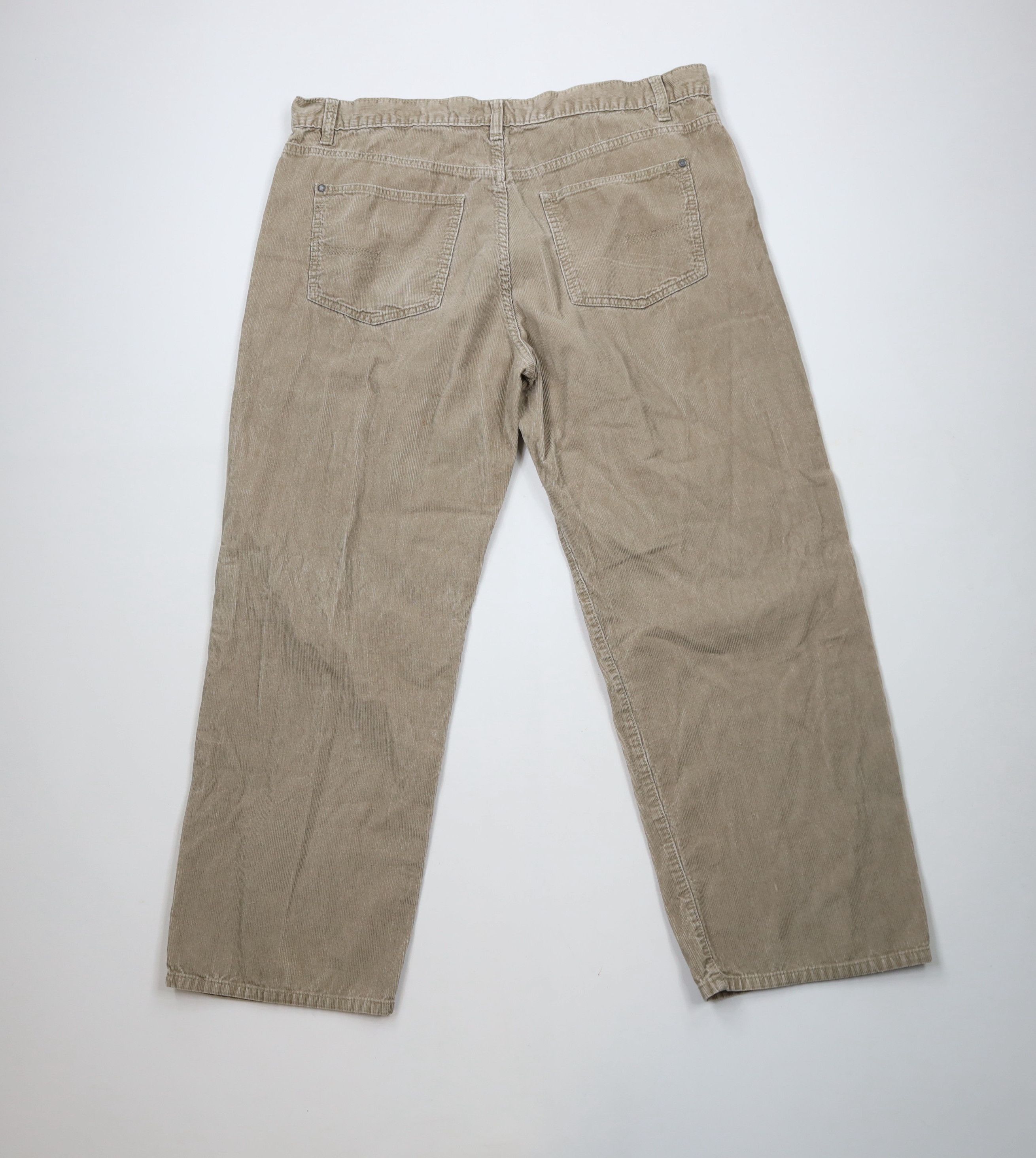 Calvin Klein × Vintage Vintage Calvin Klein Straight Wide Leg Corduroy Chino Pants Size US 42 / EU 58 - 11 Thumbnail