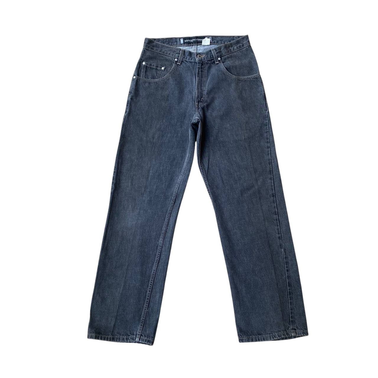 Levi's Vintage Clothing VINTAGE LEVIS 99 SILVERTAB BAGGY LOOSE FADED BLACK DENIM Size US 31 - 1 Thumbnail