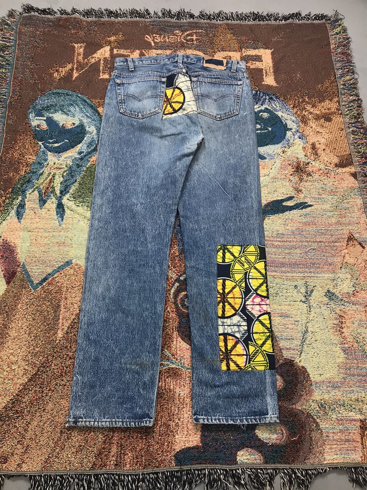 Levi's Vintage Levi’s reworked 501 denim Size US 36 / EU 52 - 2 Thumbnail