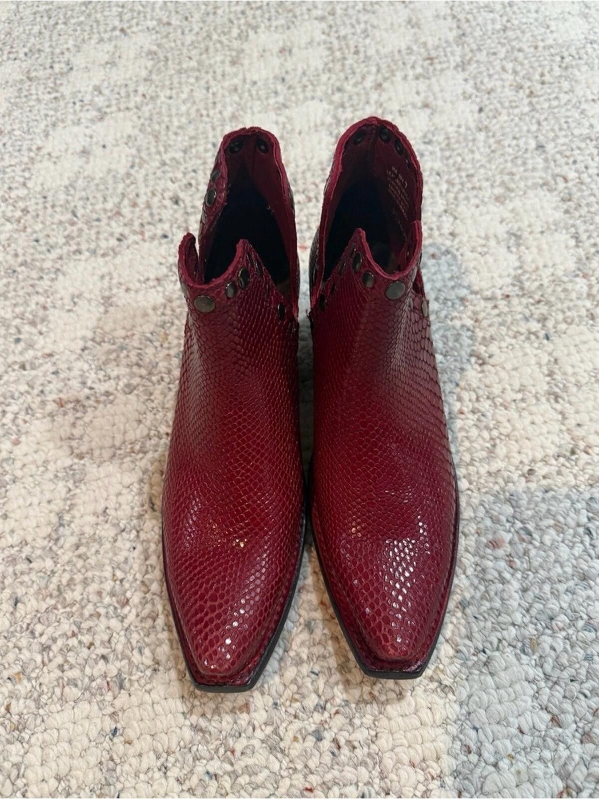 FREEBIRD New Freebird Mandy in Red Snake Size US 7 / IT 37 - 2 Thumbnail