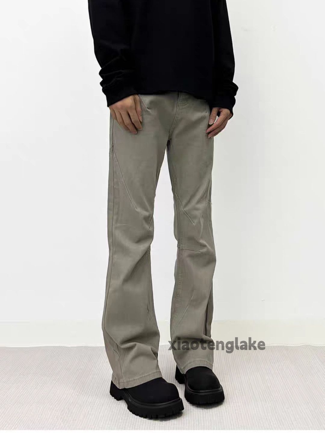 Designer × Japanese Brand × Vintage Unisex utility skate hiphop punk work bootcut flared pants Size US 33 - 4 Thumbnail