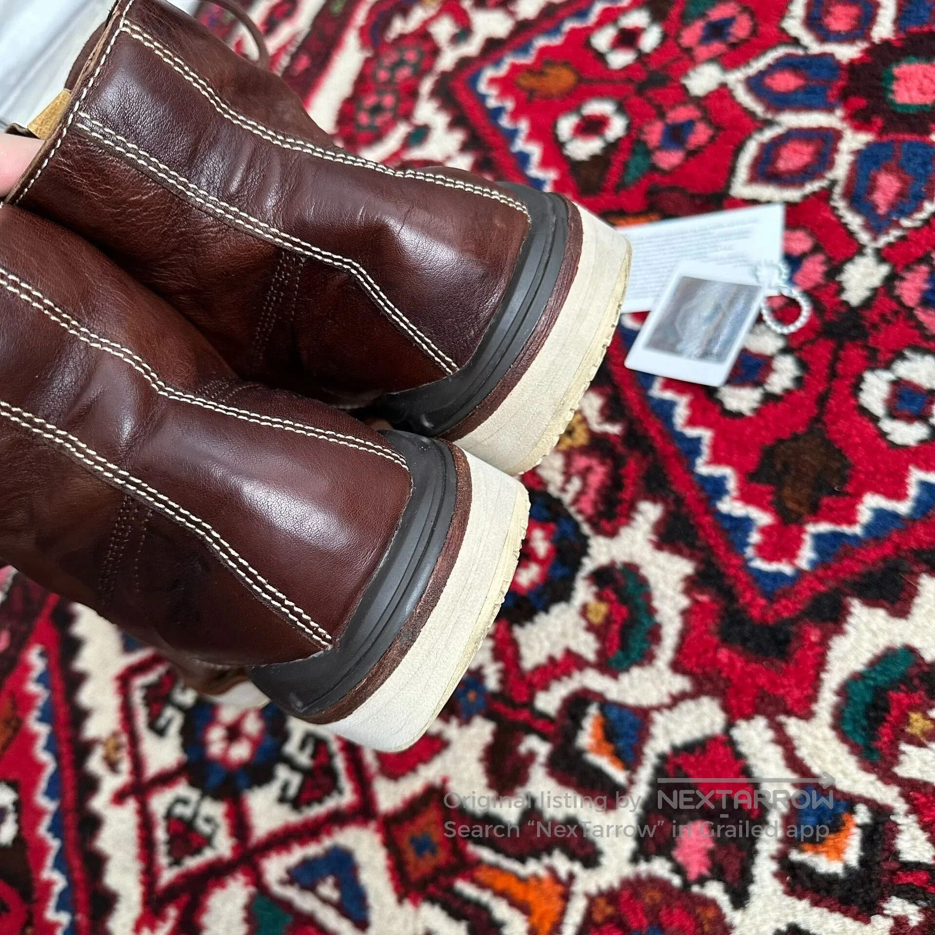 Visvim visvim Virgil Brown Kangaroo Leather Boots. Size US 9 / EU 42 - 8 Thumbnail