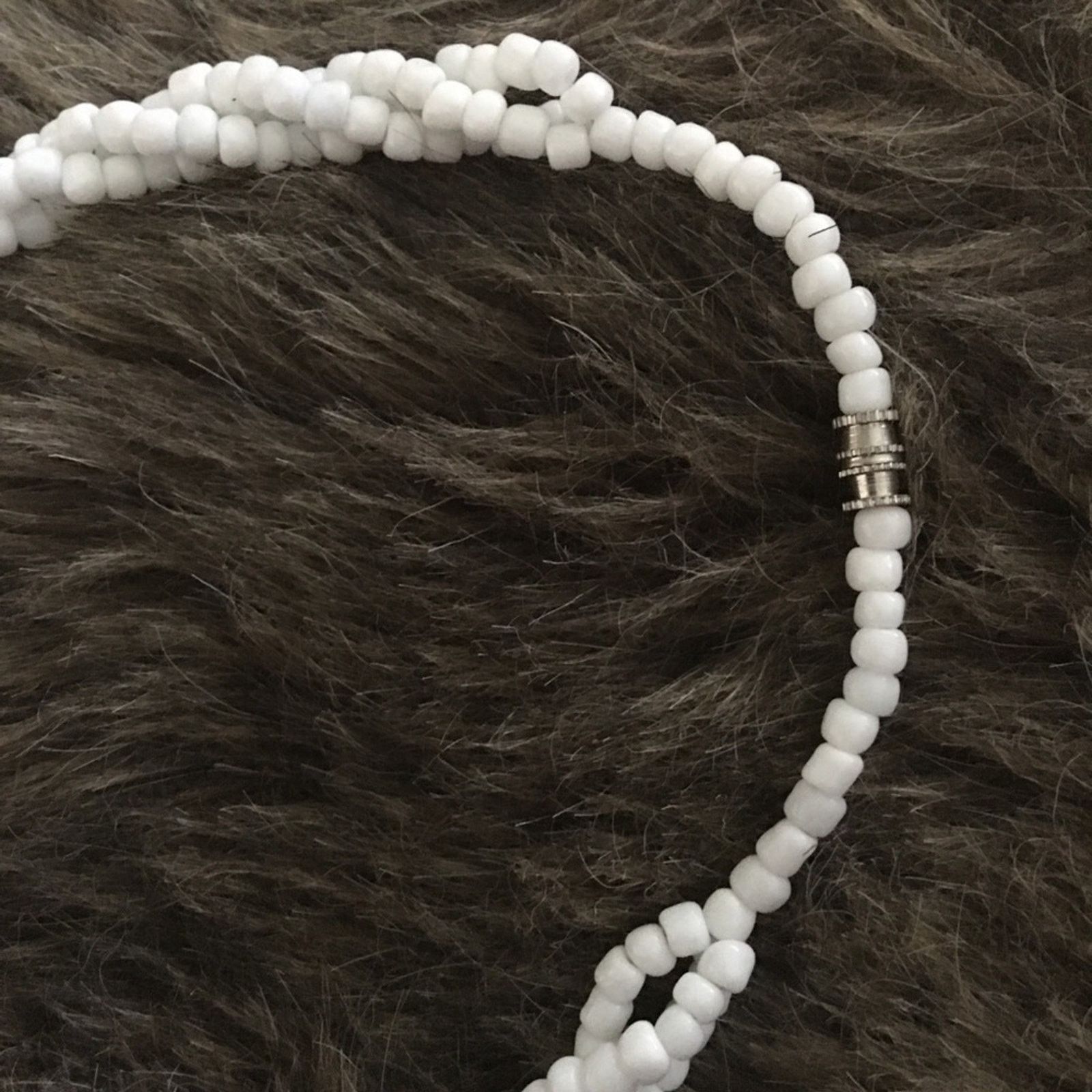 Vintage Vintage 80s blue abalone shell seed bead necklace Size ONE SIZE - 8 Thumbnail