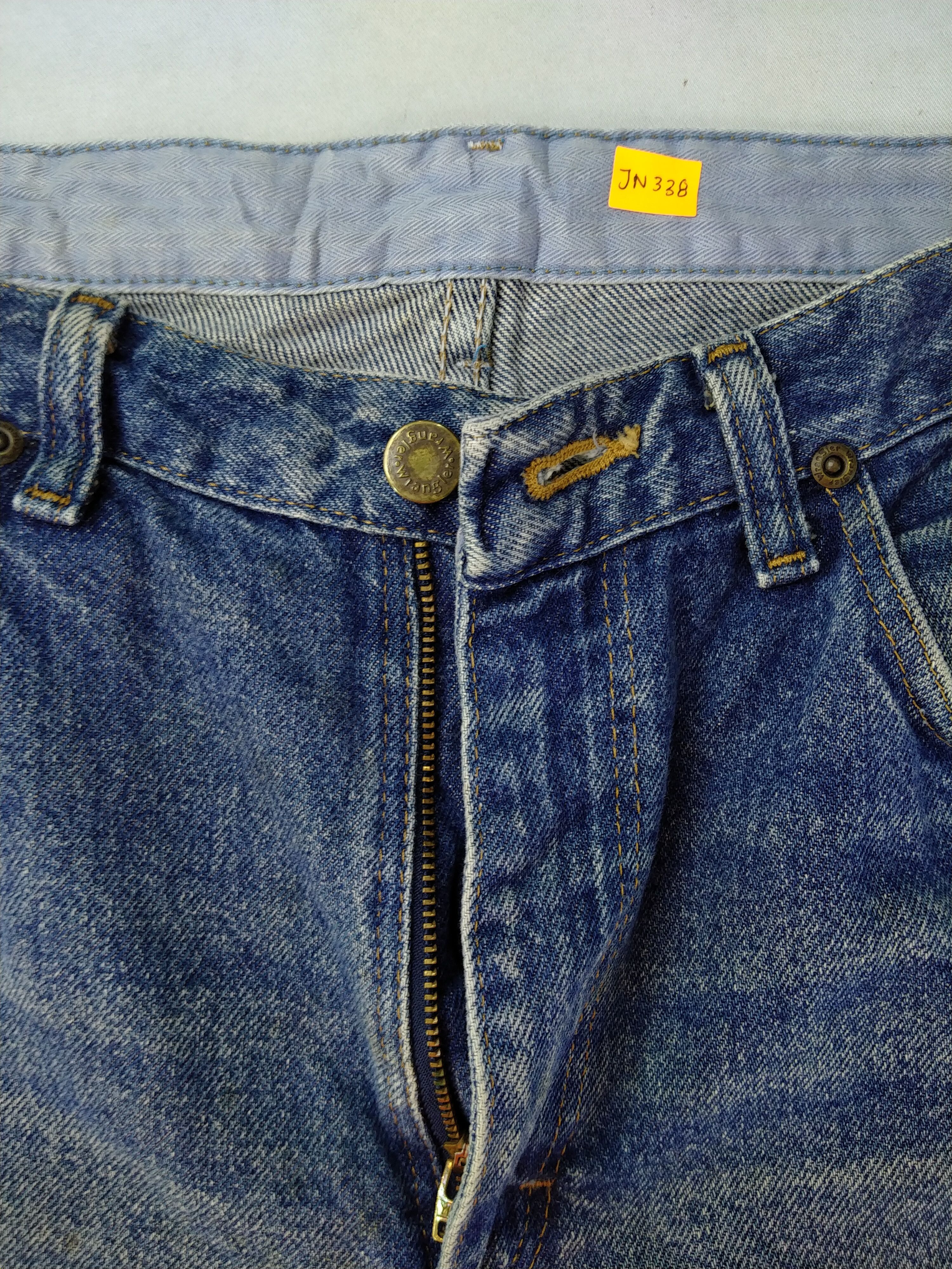 Wrangler Dirty Blue Wrangler Distressed Denim 32x30 -JN338 Size US 32 / EU 48 - 7 Thumbnail