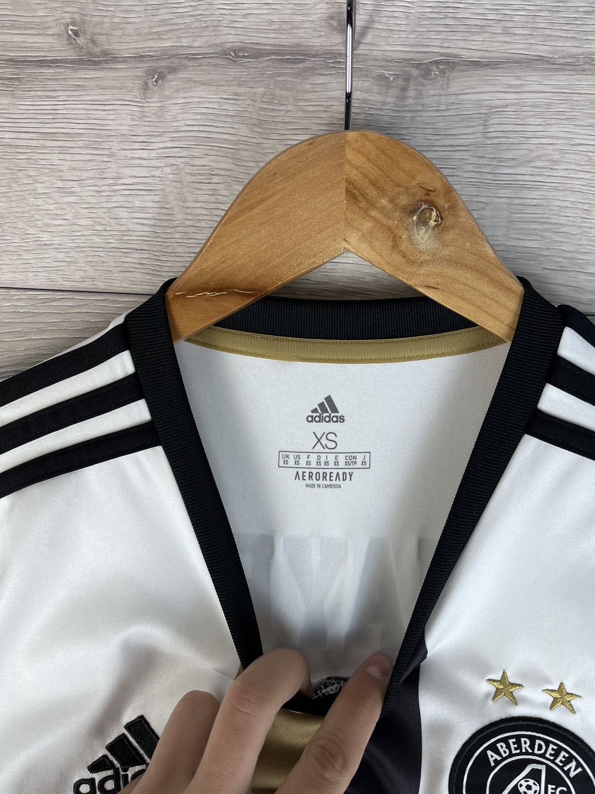 Adidas Soccer jersey ABERDEEN 20/2021 adidas men’s Hayes #17 Size US XS / EU 42 / 0 - 7 Thumbnail