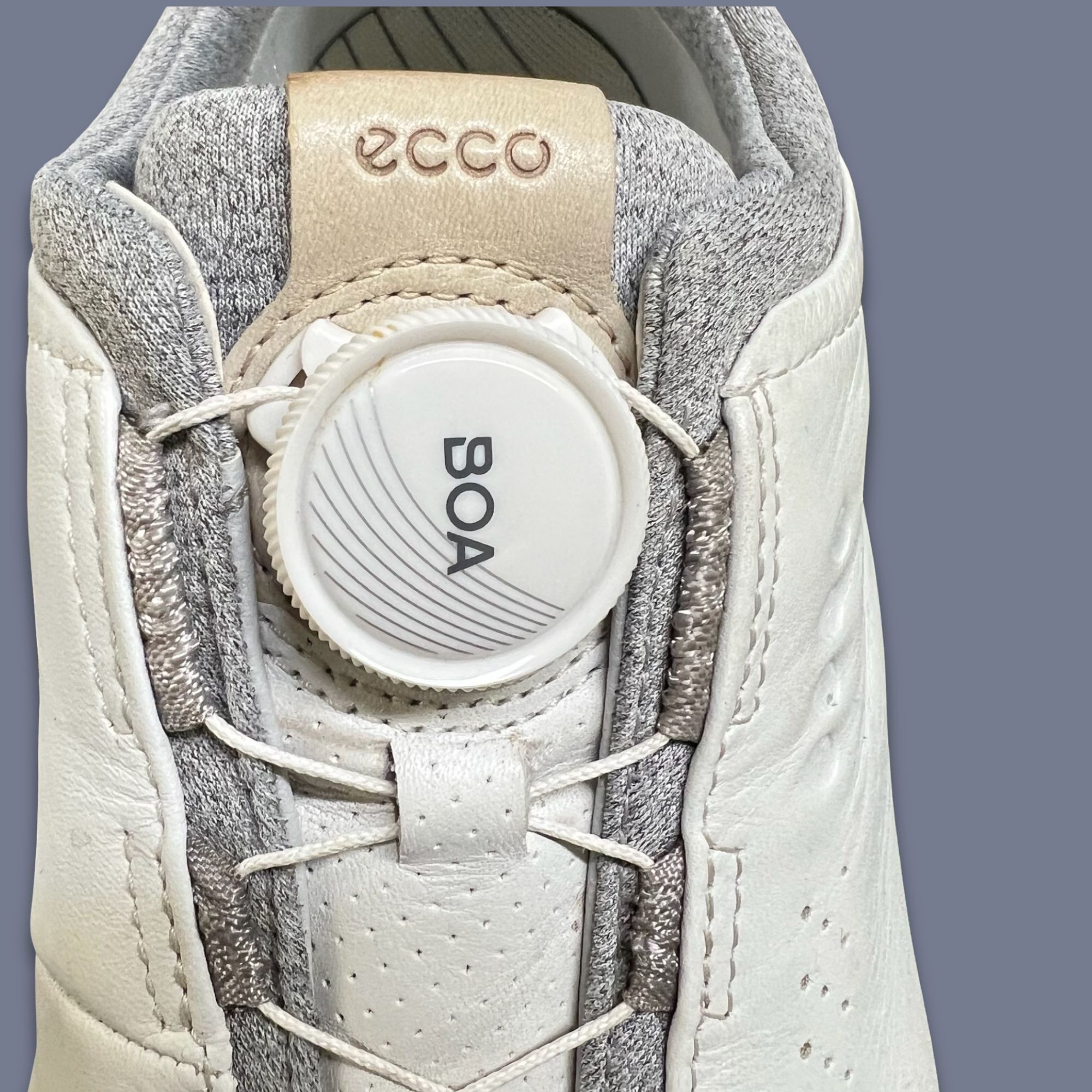 Ecco ECCO S-Three BOA Golf Shoes Size 10.5 White Leather Mens Per Size US 10.5 / EU 43-44 - 7 Thumbnail