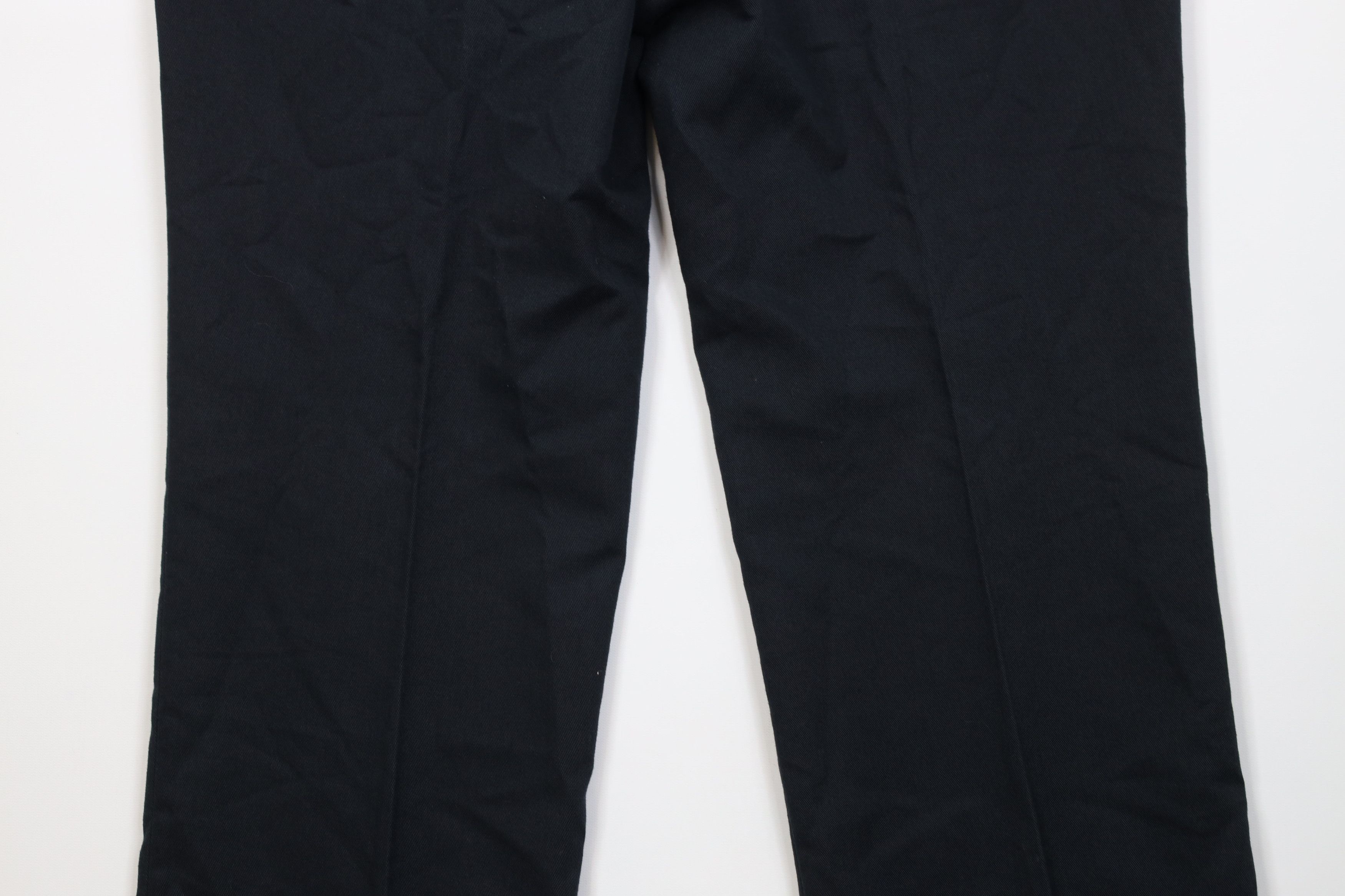 Vintage Vintage 70s Streetwear Flared Wide Leg Chino Pants Navy Blue Size US 38 / EU 54 - 13 Thumbnail