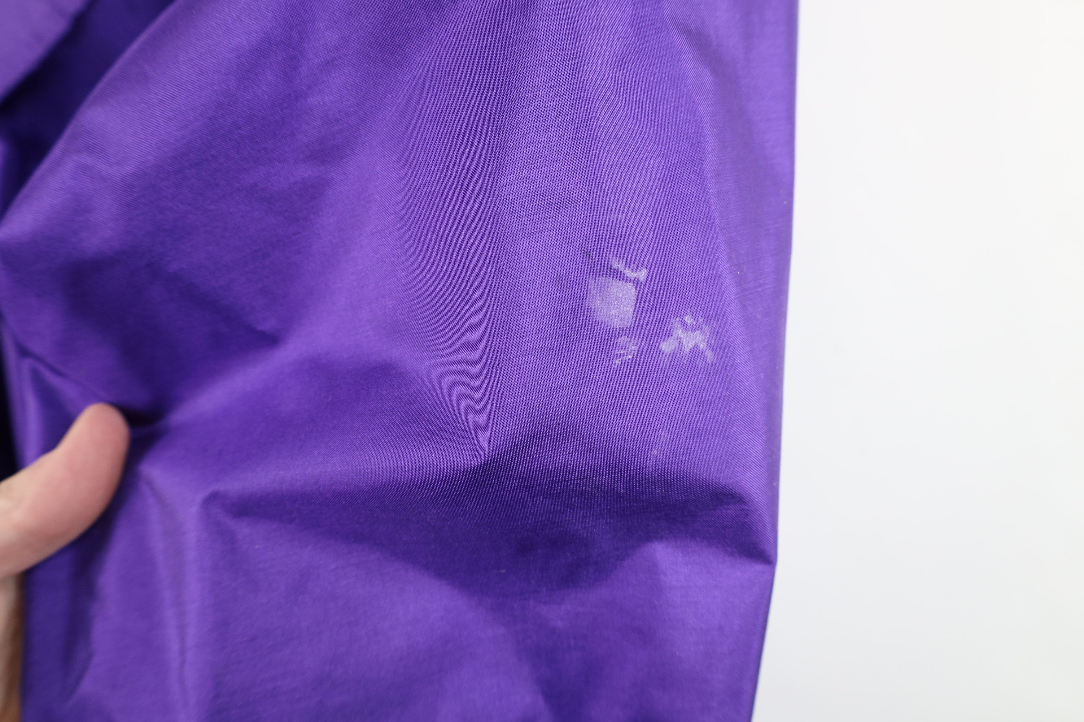Vintage Vintage 90s Pelle Belted Trench Coat Rain Jacket Purple Size XXL / US 16-18 / IT 52-54 - 5 Thumbnail