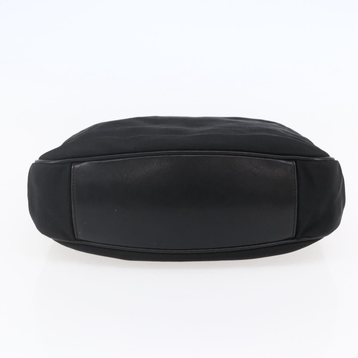 Gucci GUCCI Bamboo Hand Bag Nylon Black Silver 001 1638 001 1638 Size ONE SIZE - 9 Thumbnail