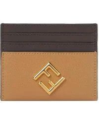 Fendi o1s1wg111125 Size: OS/ Selleria Card Holder in Beige Size ONE SIZE - 3 Thumbnail