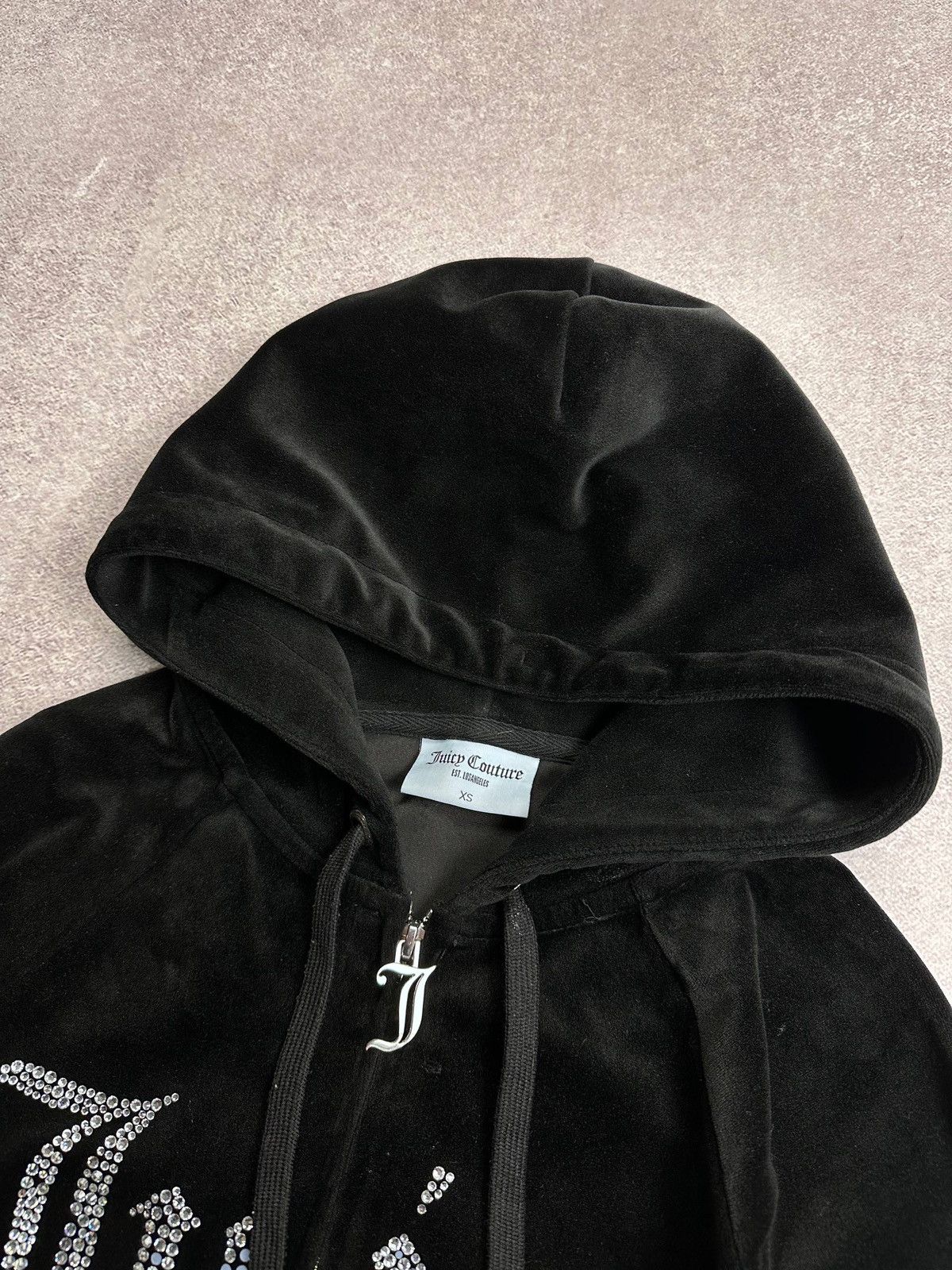 Juicy Couture Juicy Couture Y2K Rhinestones Velour Womans Track Suit XS Size XS / US 0-2 / IT 36-38 - 10 Thumbnail