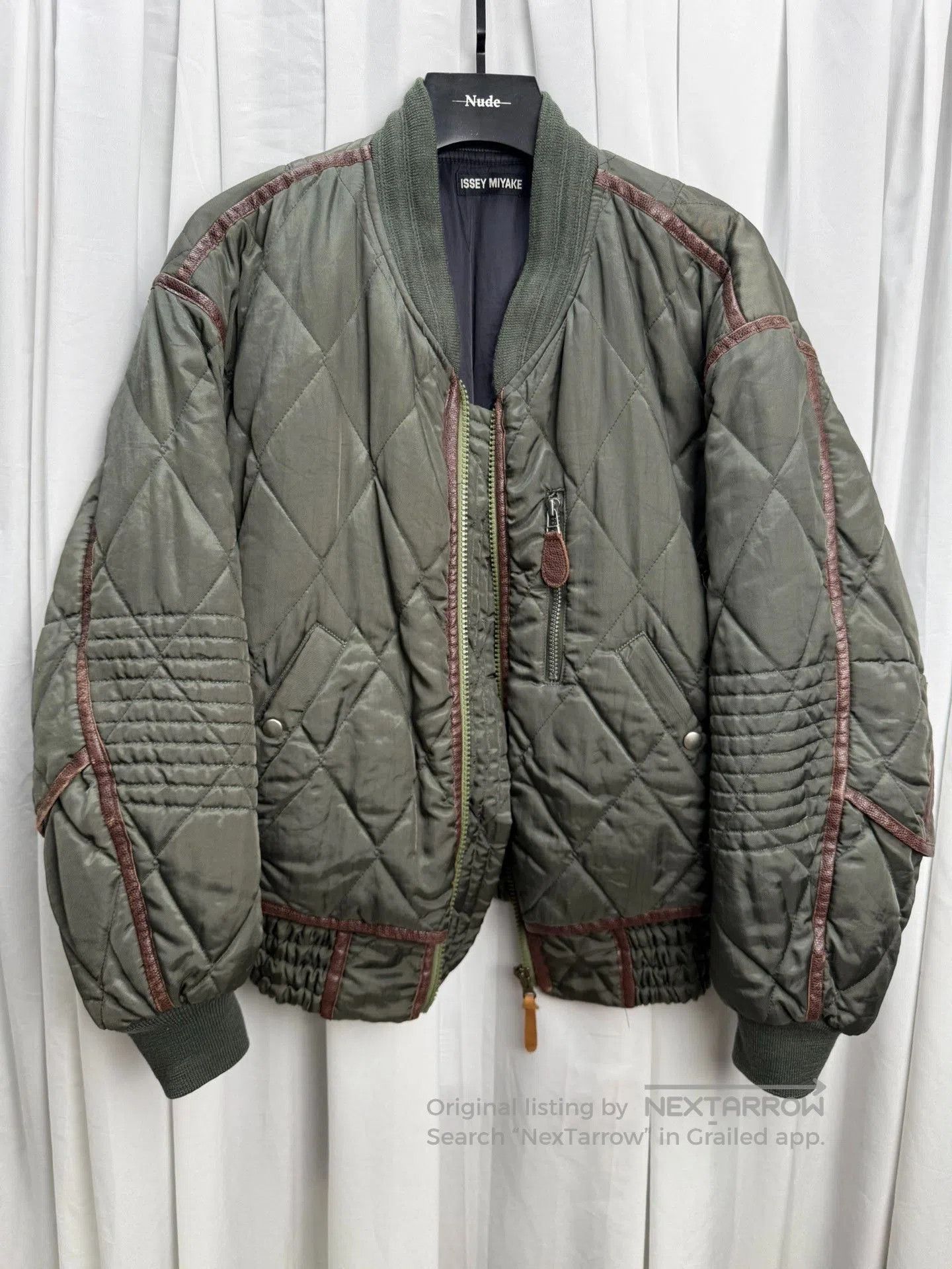 Issey Miyake Issey Miyake Archives Quilted Bomber Jacket. Size US M / EU 48-50 / 2 - 1 Thumbnail