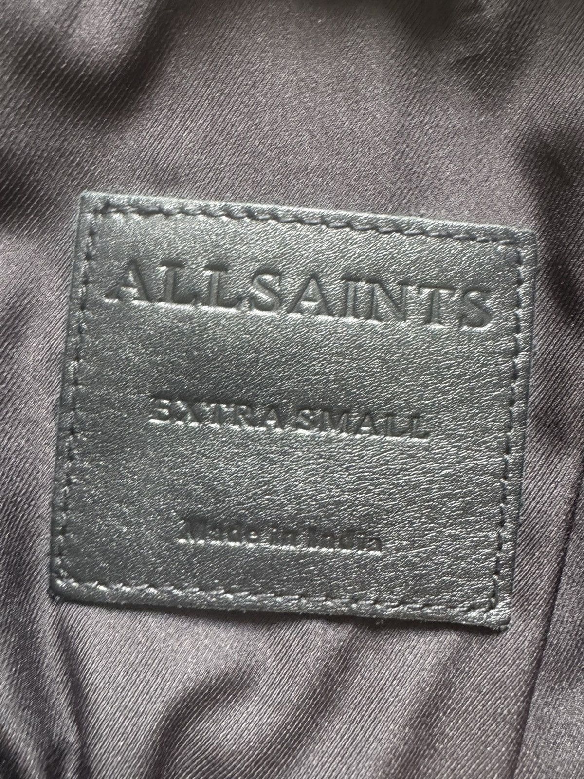Allsaints Allsaints Miller leather jacket Size US XS / EU 42 / 0 - 7 Thumbnail