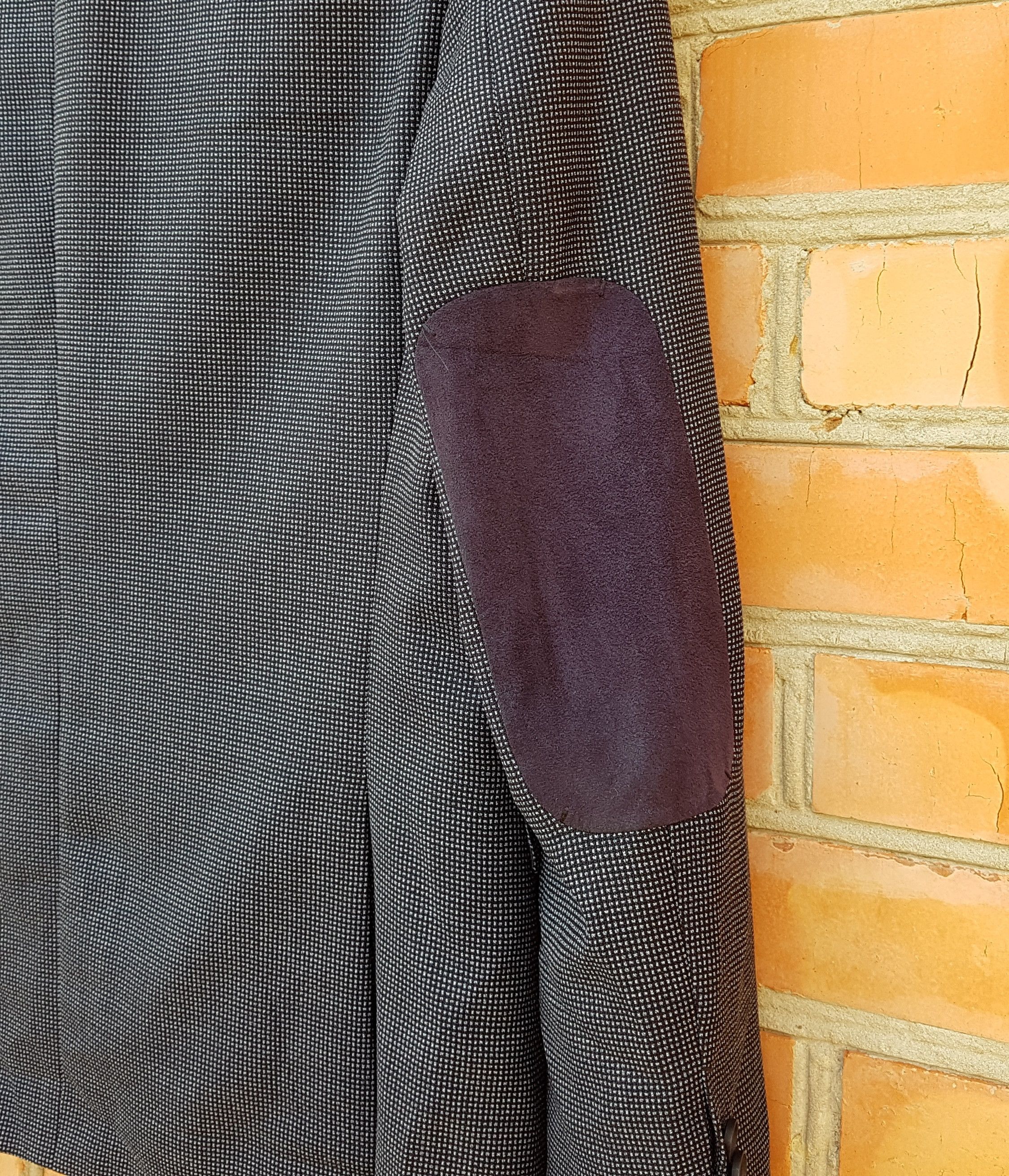 Hugo Boss Hugo Boss Virgin Wool Blazer with Elbow Patches Size 40R - 7 Thumbnail