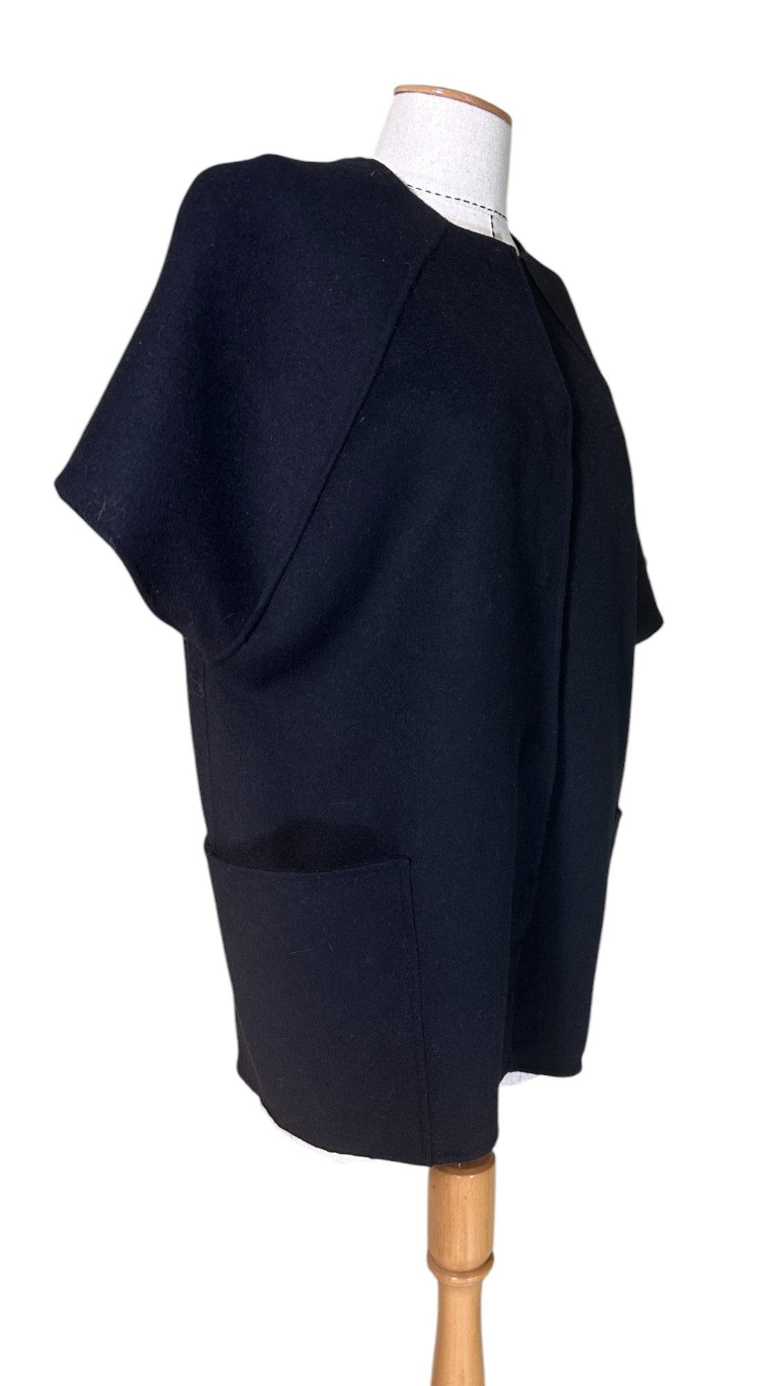 Max Mara × Weekend Max Mara Black wool coat jacket Size M / US 6-8 / IT 42-44 - 3 Thumbnail