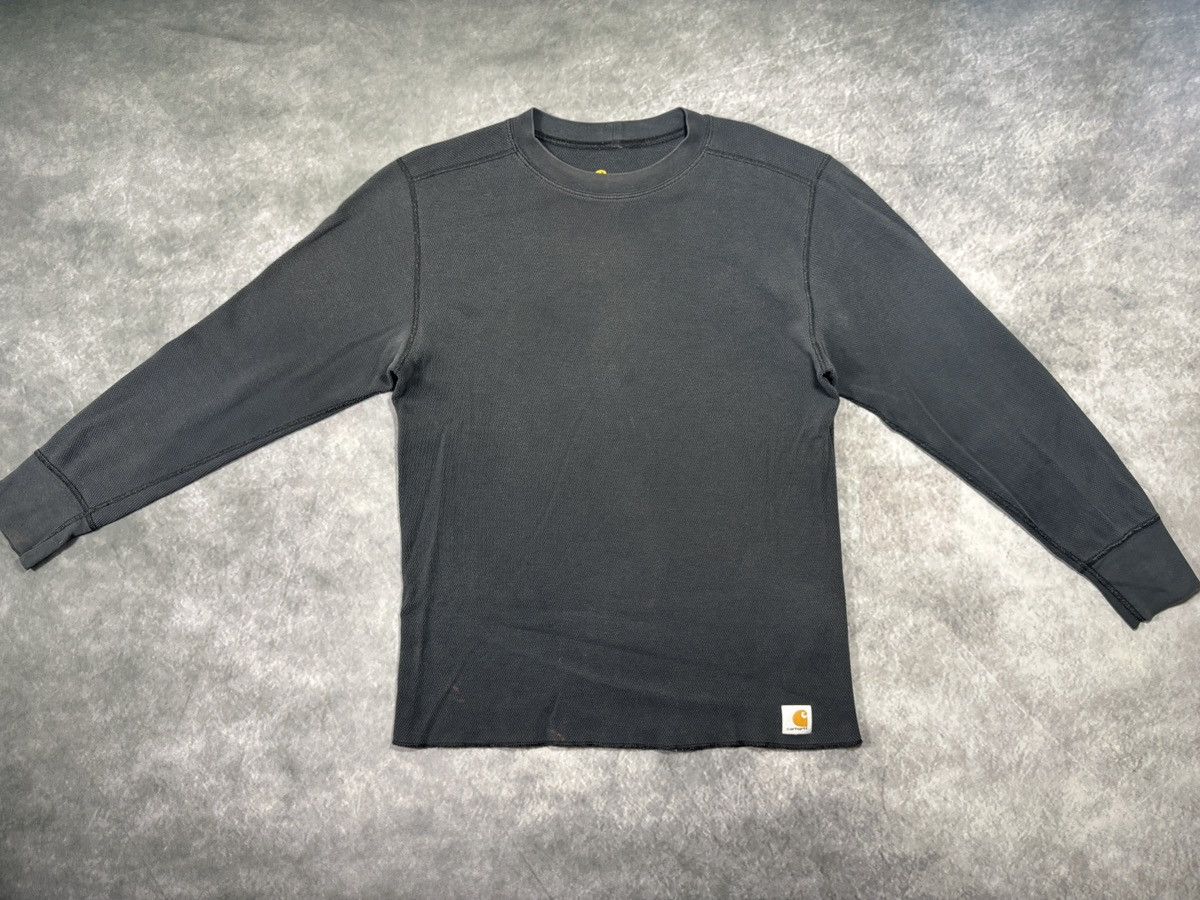 Carhartt Vintage Carhartt Thermal Longsleeve Thrashed Faded 1990s L Size US L / EU 52-54 / 3 - 17 Thumbnail