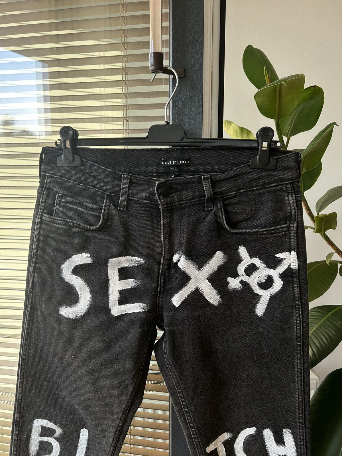 Levi's × Vintage Custom ART Levi's Jeans Size US 30 / EU 46 - 2 Thumbnail