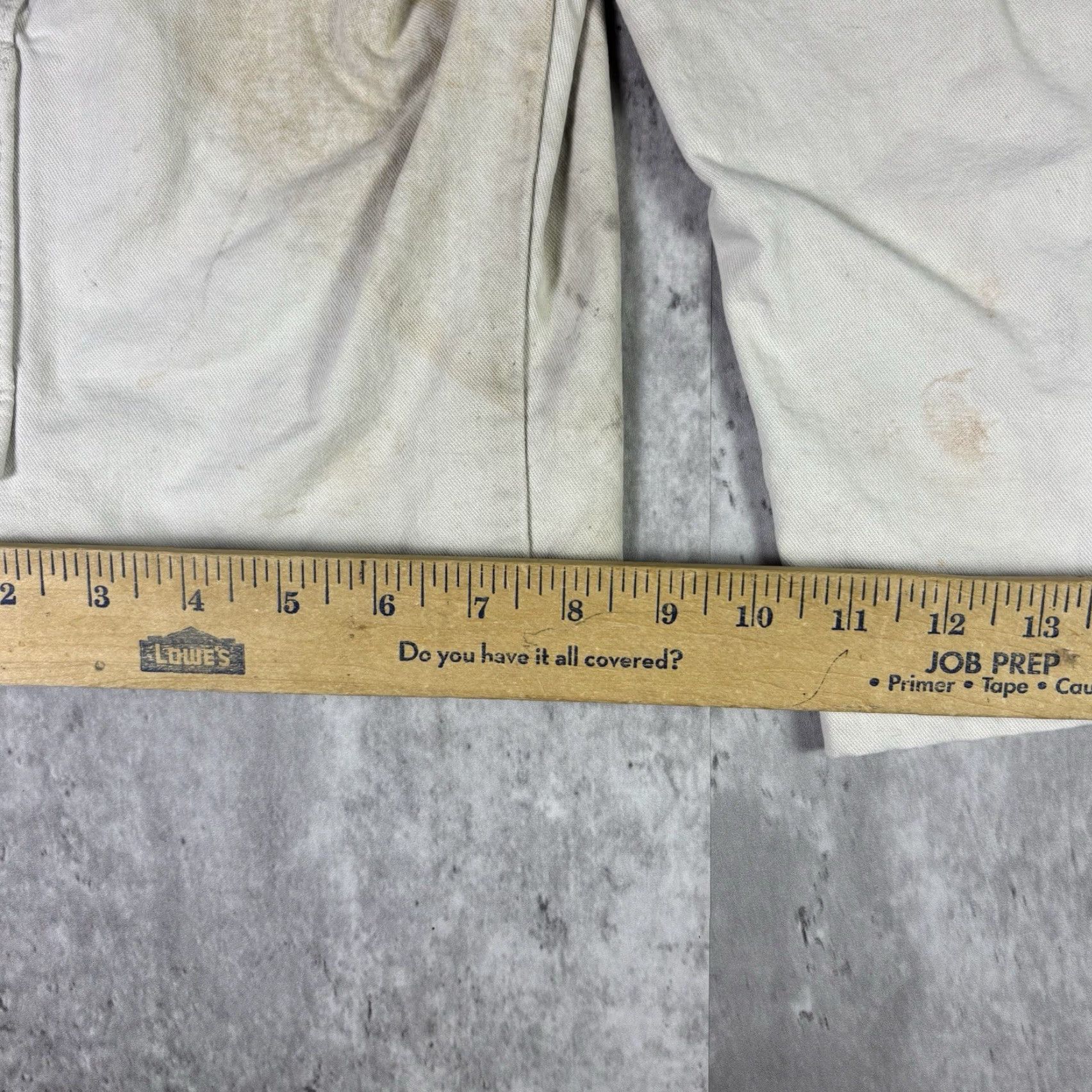 Dickies VINTAGE Dickies White Carpenter Pants Painter Capris 28 Workwear Mens Size US 28 / EU 44 - 4 Thumbnail