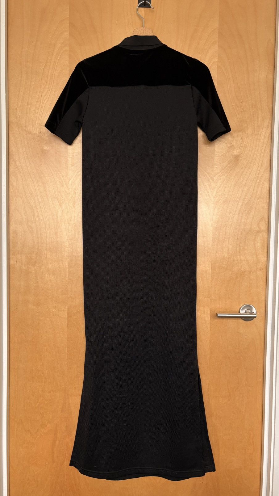 Adidas Black Adidas Velvet Vibes short sleeve maxi t-shirt dress Size S / US 4 / IT 40 - 3 Thumbnail