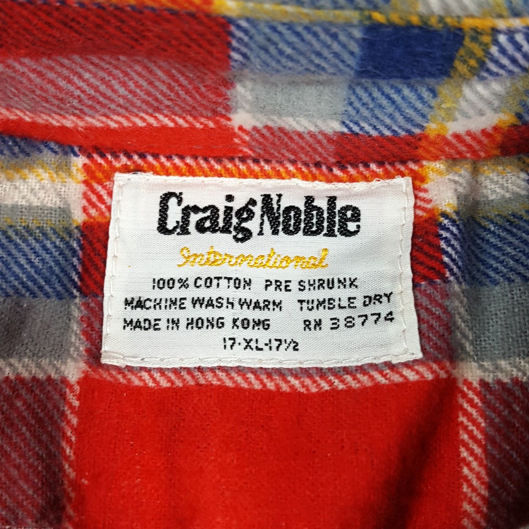 Vintage Vintage Red Plaid Flannel Men’s Size XL Western Button Up Cowboy Shirt Size US XL / EU 56 / 4 - 6 Thumbnail