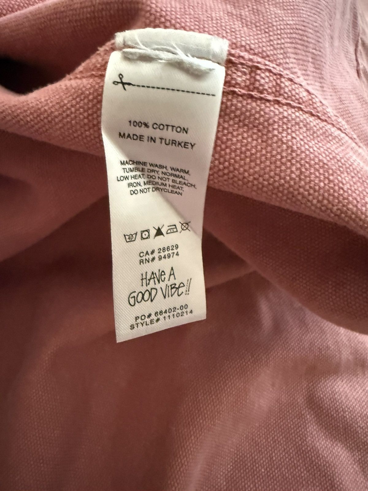 Stussy Pink Stussy Workwear Jacket Size US L / EU 52-54 / 3 - 4 Thumbnail