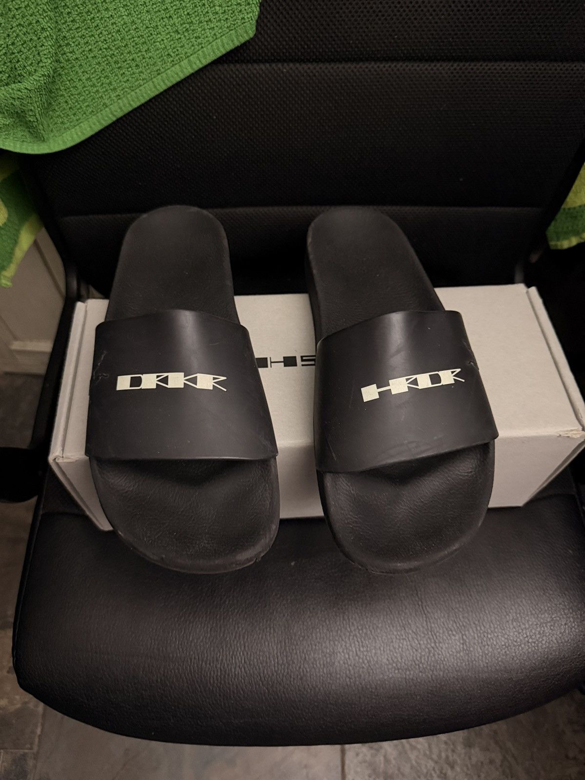 Rick Owens Drkshdw Rick owen slides Size US 10 / EU 43 - 1 Thumbnail