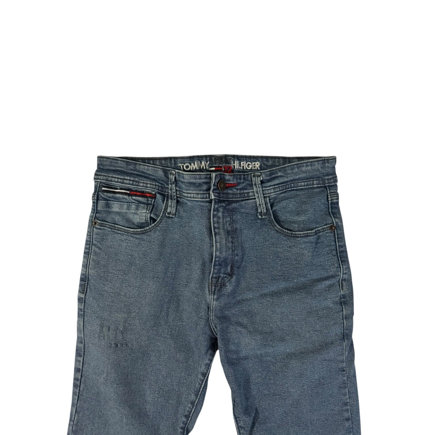 Tommy Hilfiger Tommy Hilfiger Distressed Denim 32 Waist Jeans Straight Leg Size US 32 / EU 48 - 4 Thumbnail
