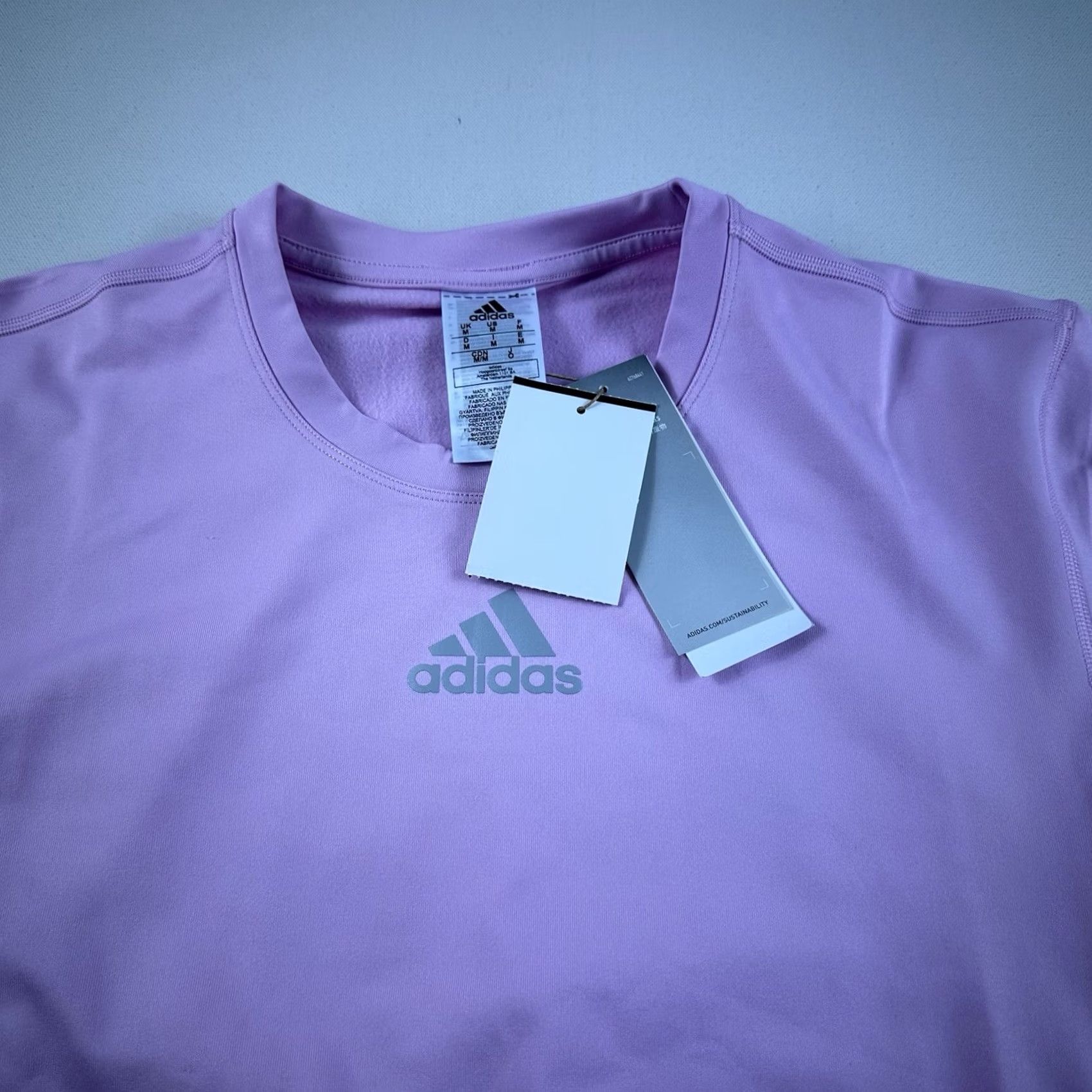 Adidas Adidas TF LS Top CR Men’s M Pink Soccer Active Training Gym Sports Shirt Size US M / EU 48-50 / 2 - 3 Thumbnail