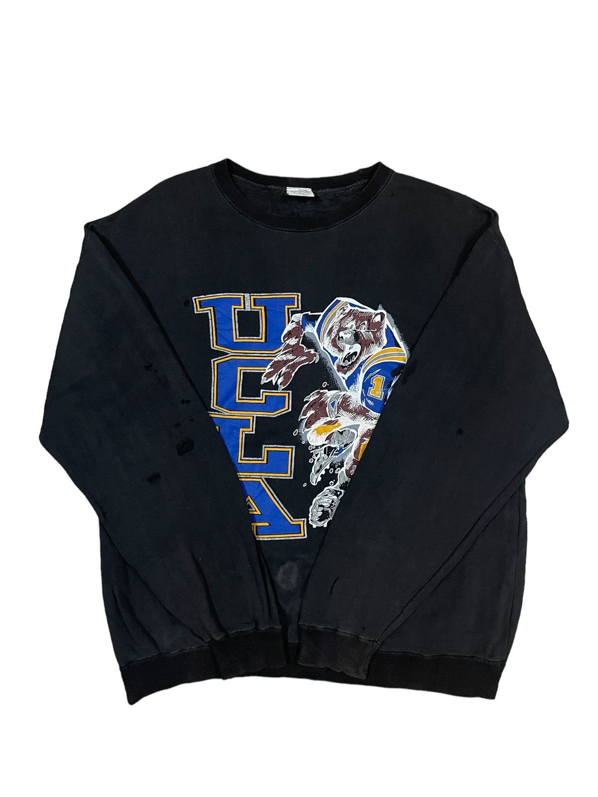 NFL Rare Vintage UCLA Bruins Football Team Distressed Sweatshirt Size US L / EU 52-54 / 3 - 6 Thumbnail